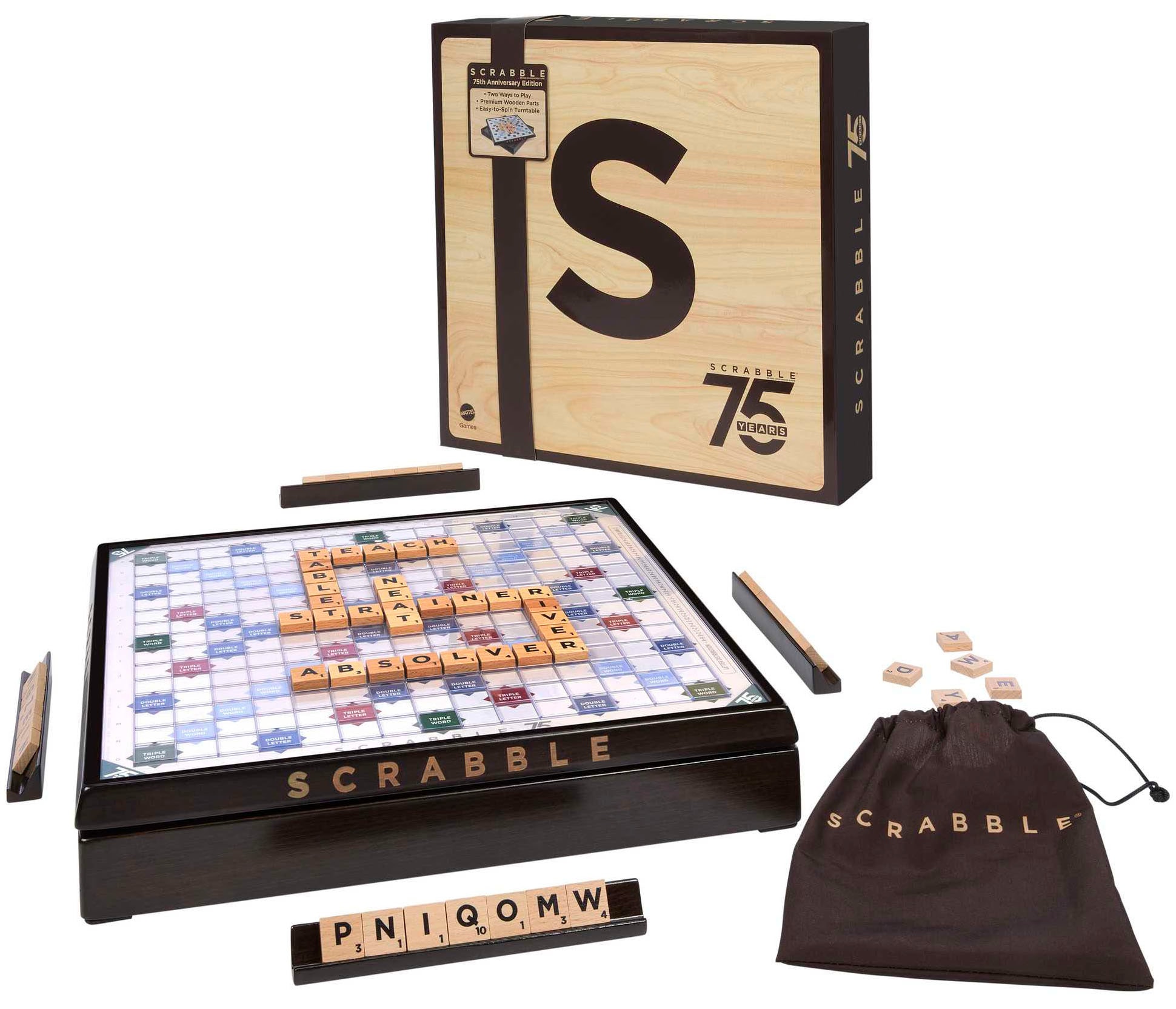 Mattel games Spiel »Scrabble, Sonderedition zum 75. Jubiläum«