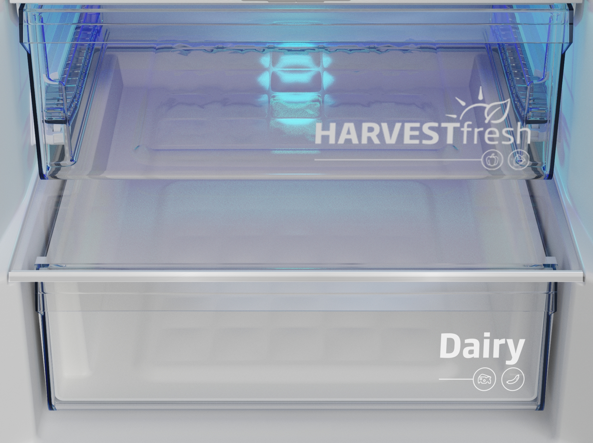 BEKO Kühl-/Gefrierkombination »B7RCNE367HG 7282943725«, HarvestFresh