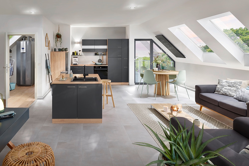 RESPEKTA Herdumbauschrank »Merle« Breite 60 cm, inkl. Arbeitsplatte, Höhe 85 cm