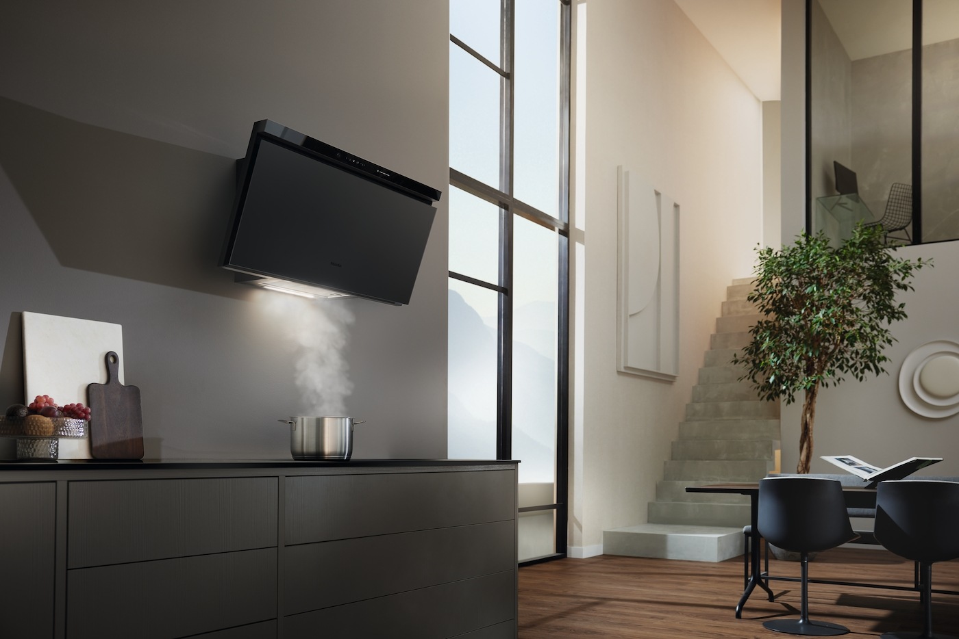 Miele Wandhaube »Gala Ed Obsidianschwarz matt«