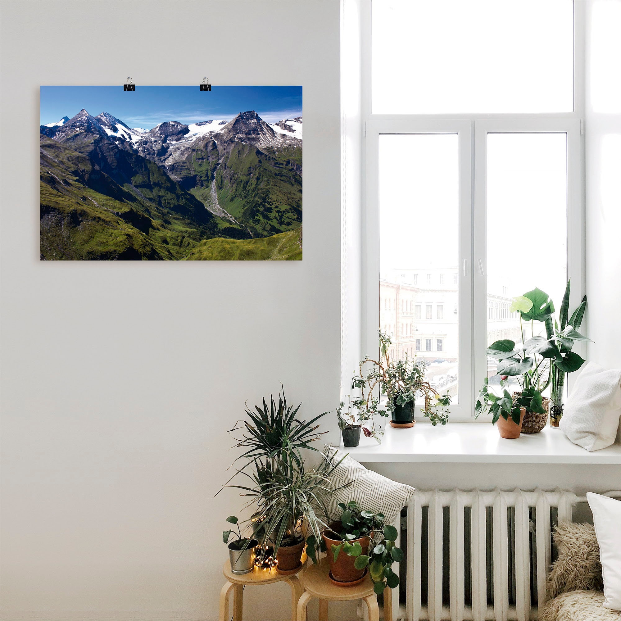 Artland Wandbild »Berge rund um den Großglockner« Berge 1 Stk. tlg. als Leinwandbild, Poster in verschied. Größen