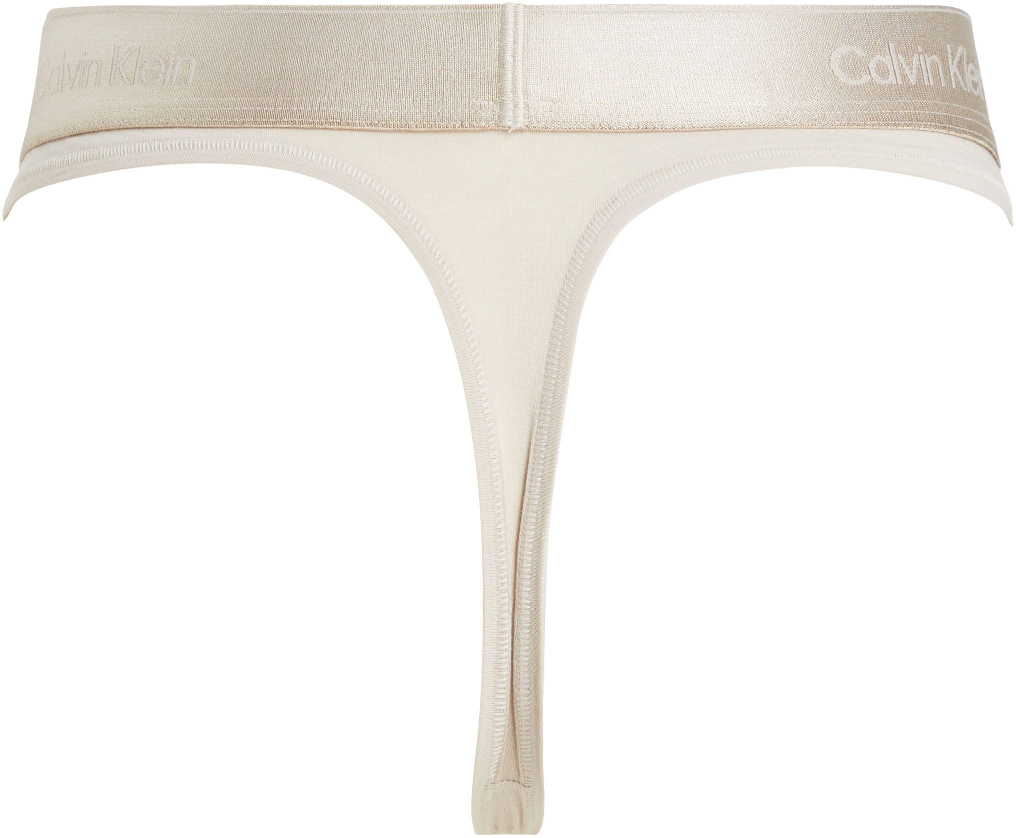 Calvin Klein Underwear Stringtanga »THONG«, mit glänzendem Logo-Elastikbund