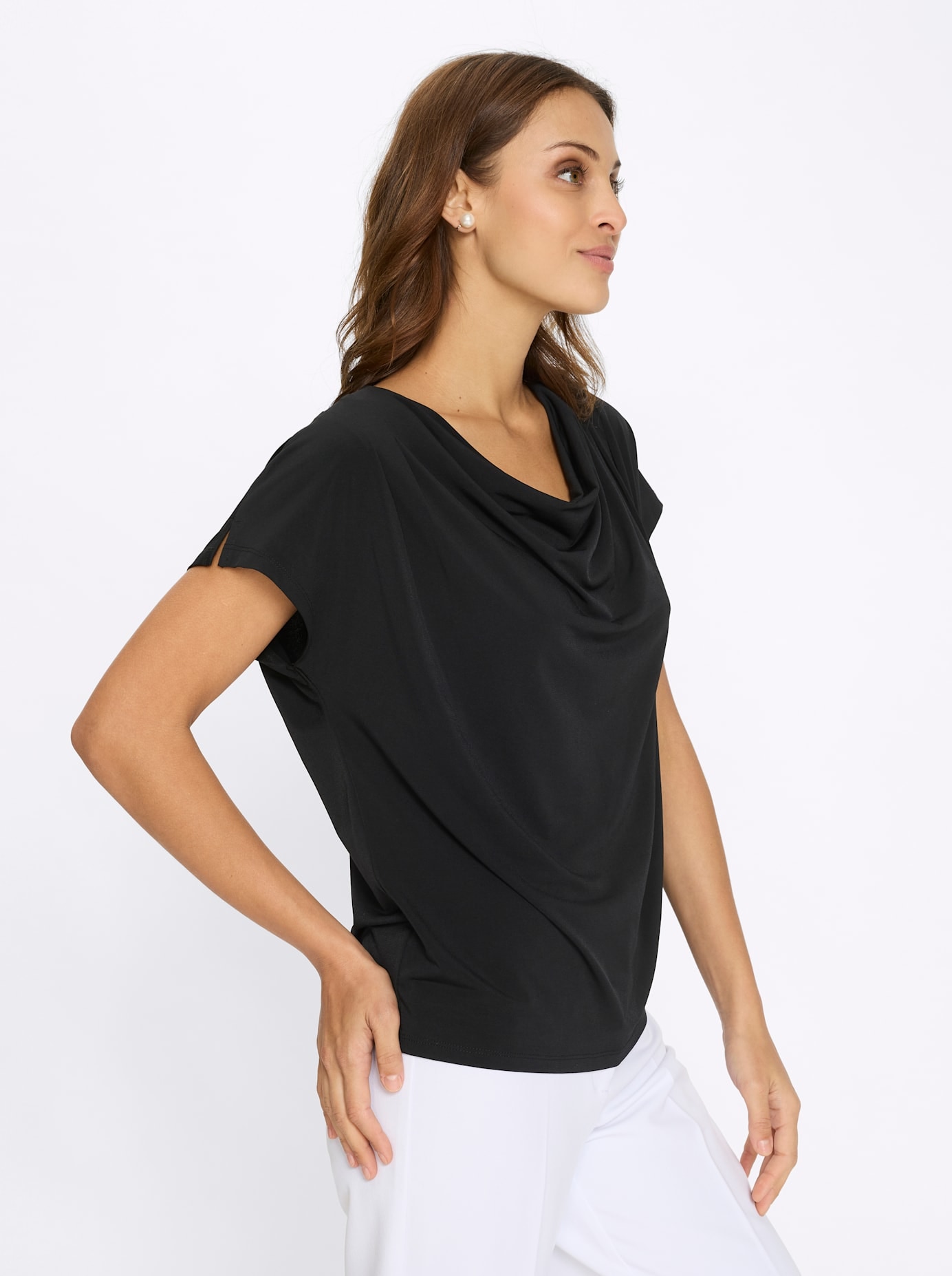 Lady Wasserfallshirt »Wasserfallshirt«, 1 tlg.