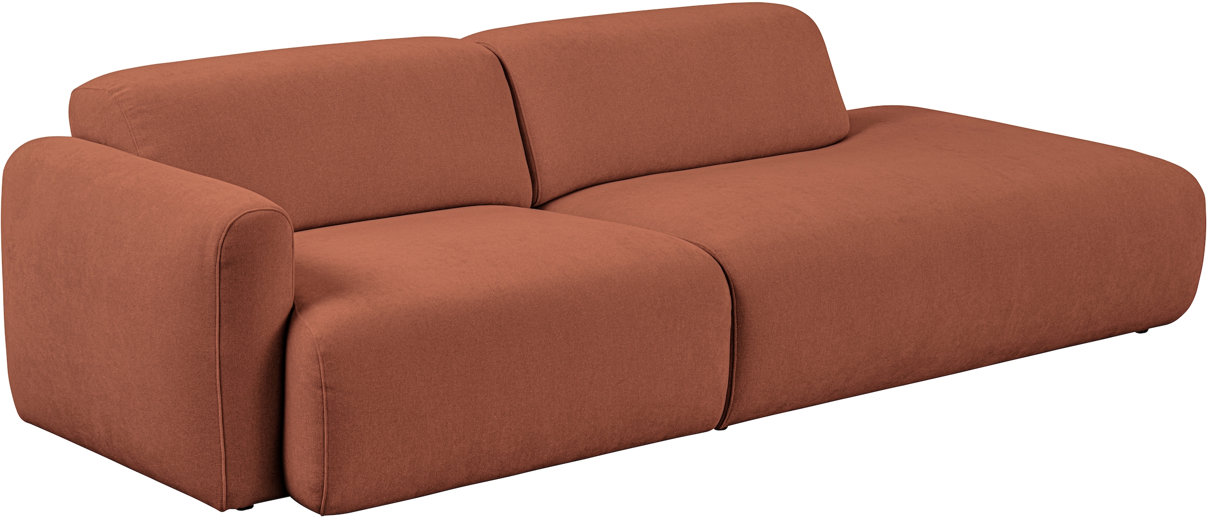 andas 2-Sitzer »Myrland«, Breite 220 cm, Chenille, Easy Clean Stoff, mit Kaltschaum