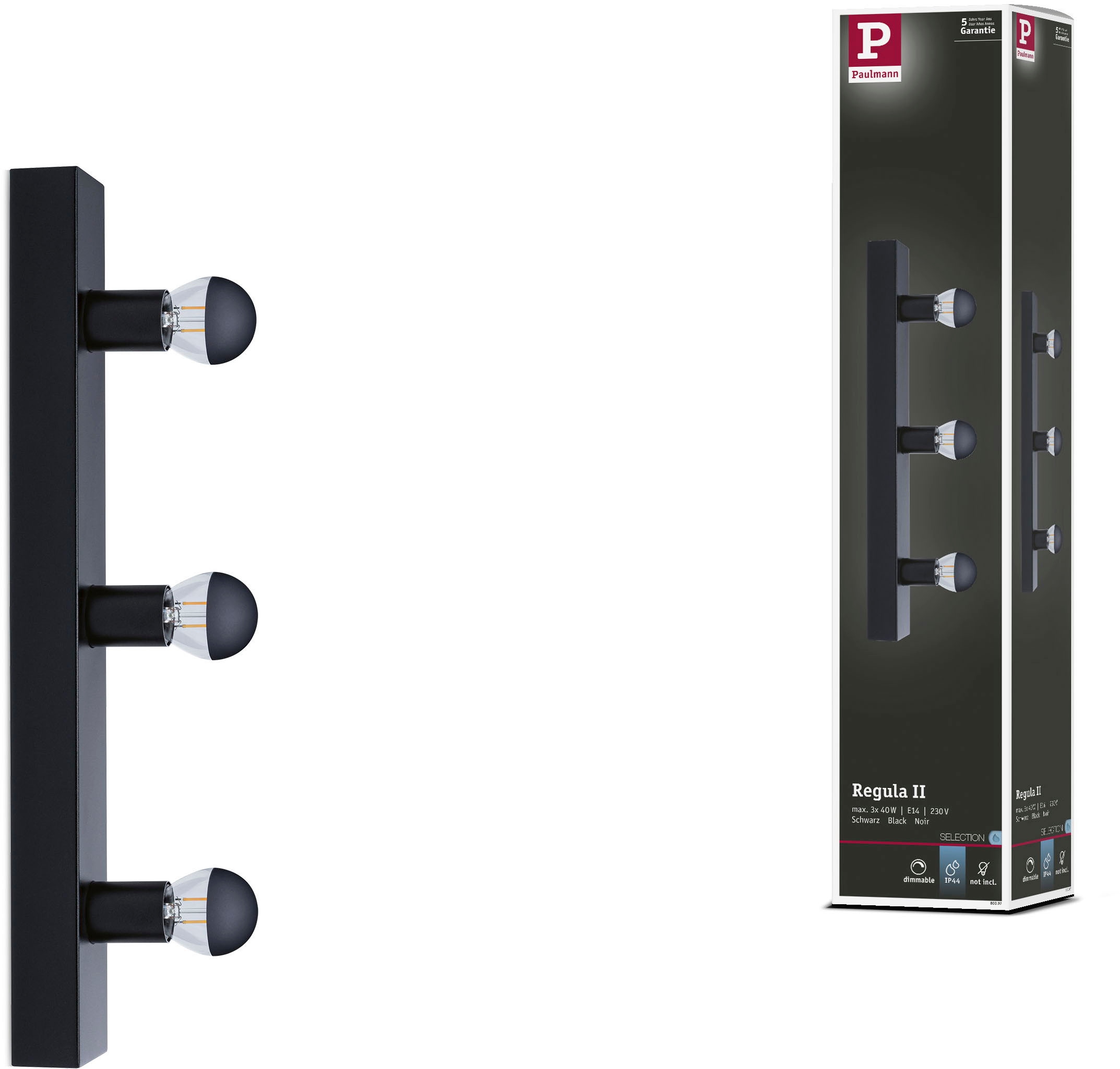 Paulmann Spiegelleuchte »Spiegelleuchte IP44 E14  230V dimmbar« E14 1 Stk. Ein-/Ausschalter