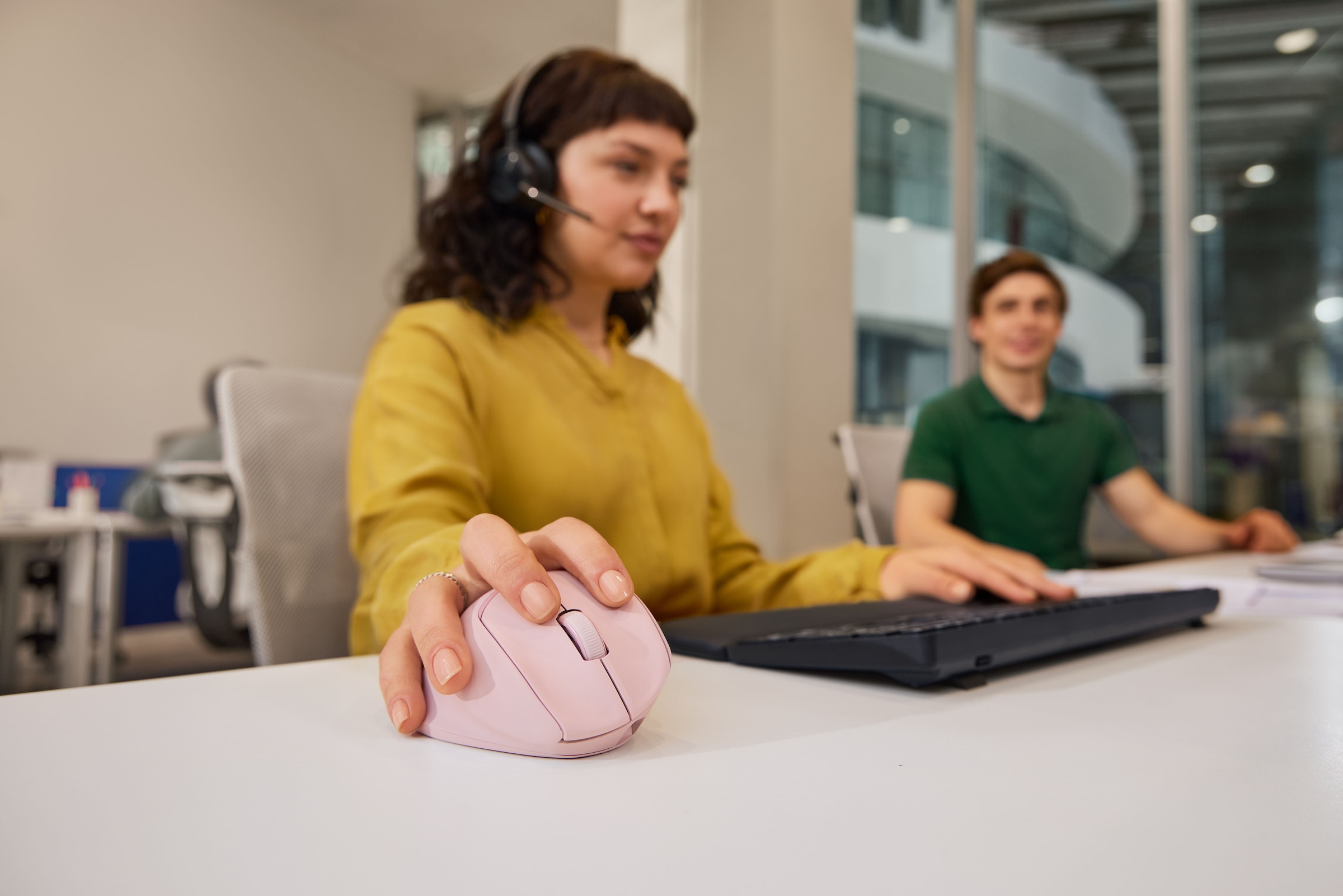 HP ergonomische Maus »720M« Bluetooth | Funk