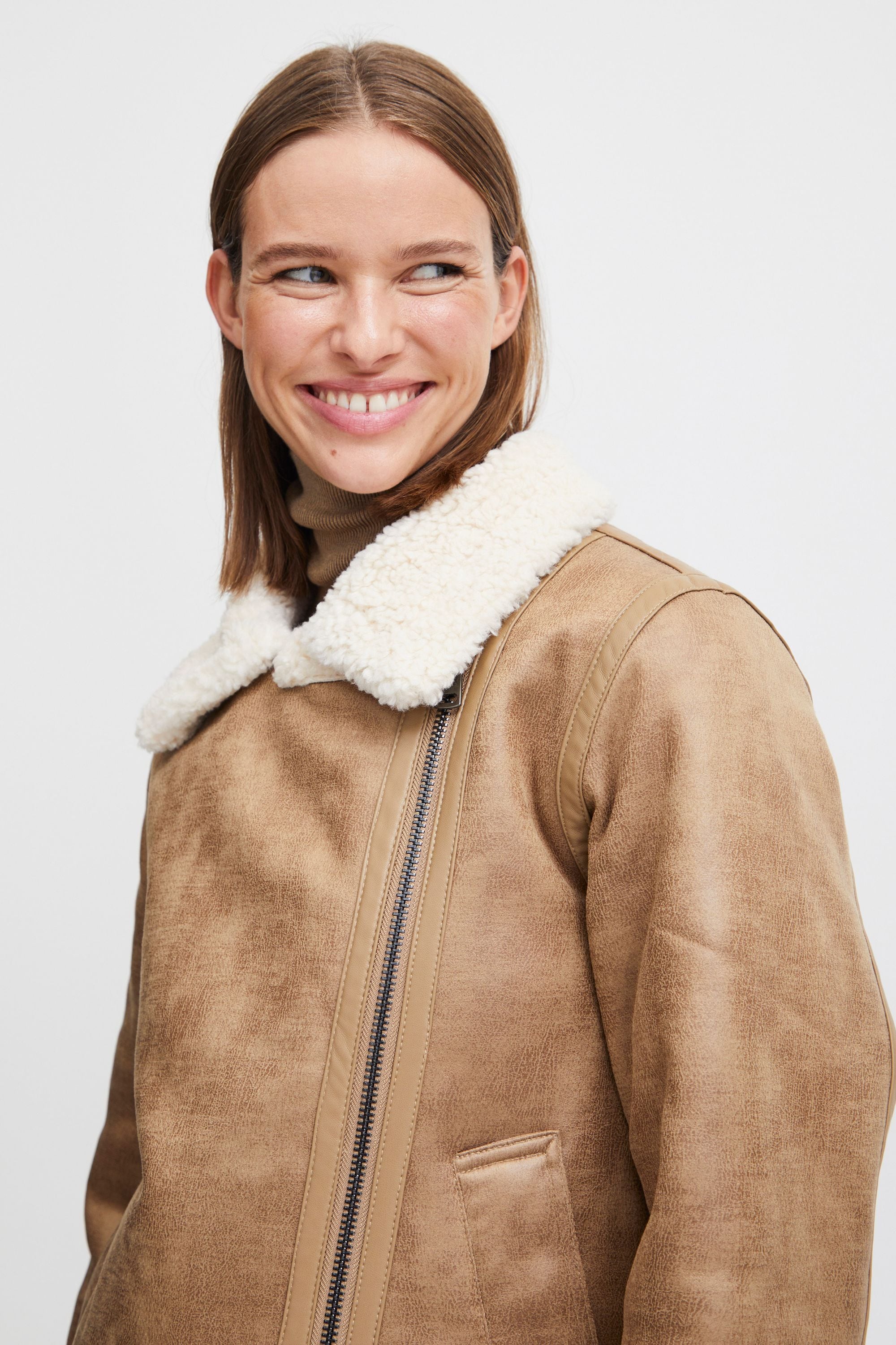 b.young Winterjacke »Winterjacke BYASANNE BIKER JACKET -«