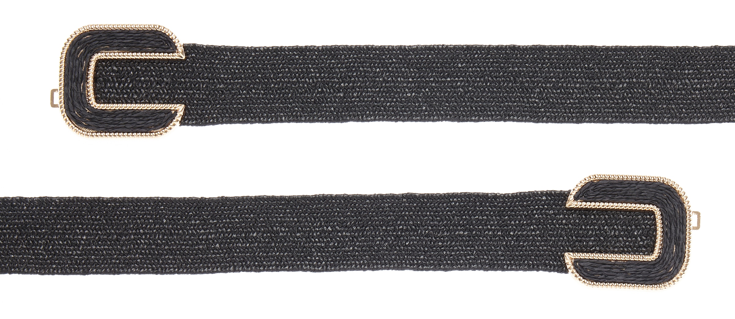 LASCANA Taillengürtel »Stretchgürtel, Schmuckgürtel« NEU elastischer Gürtel für Kleid & Overall, Bauchgürtel, Bast-Optik