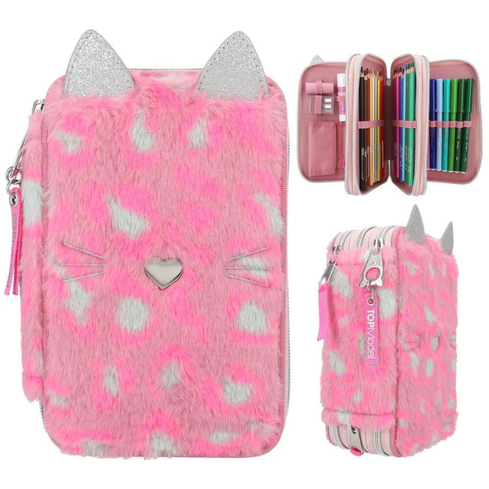 Depesche Buntstift »Federtasche TOPModel 20 x 13 x 7,5 cm pink«