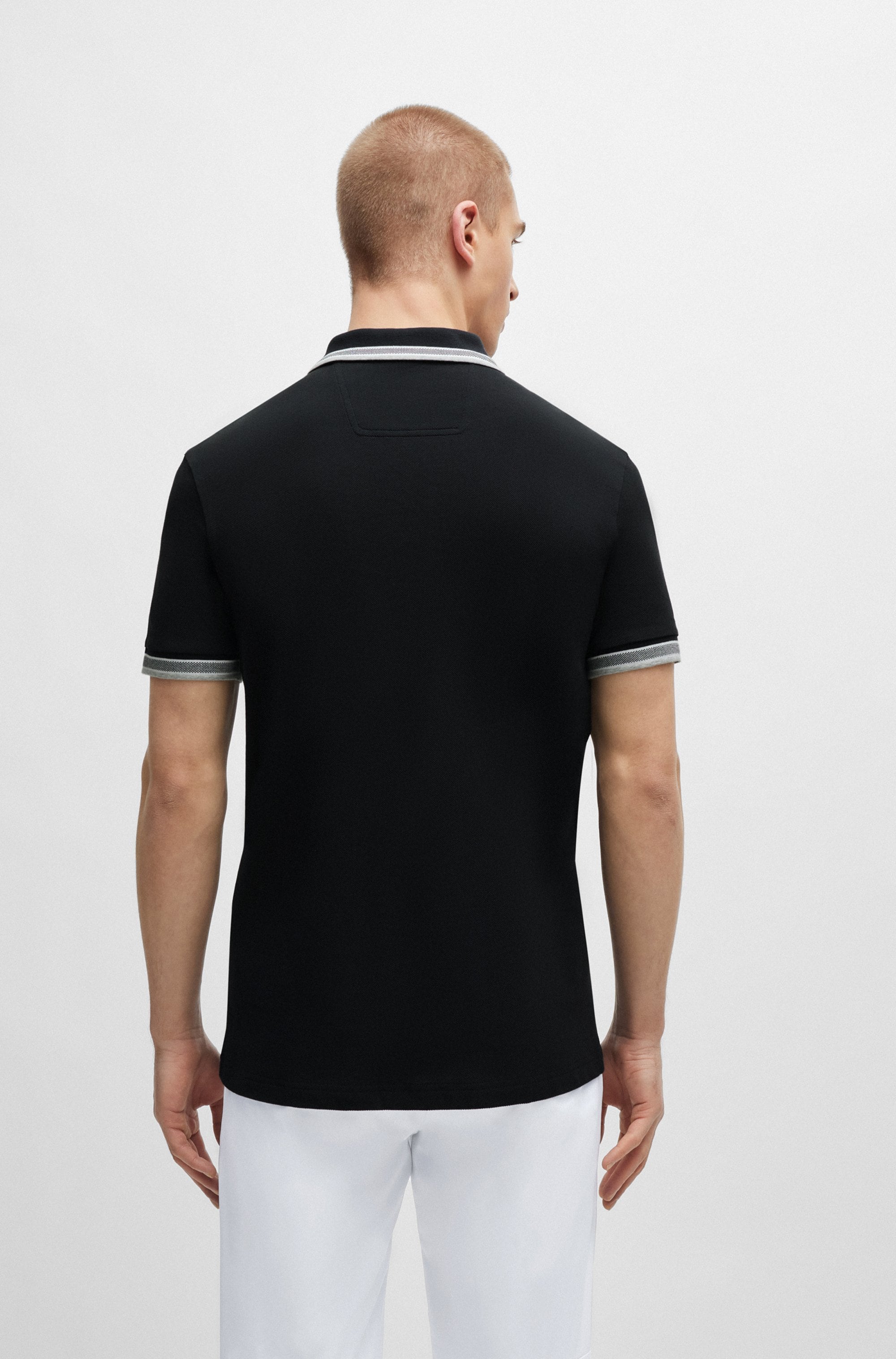 BOSS GREEN Poloshirt »Paddy«, mit kontrastfarbenen Streifen am Kragen