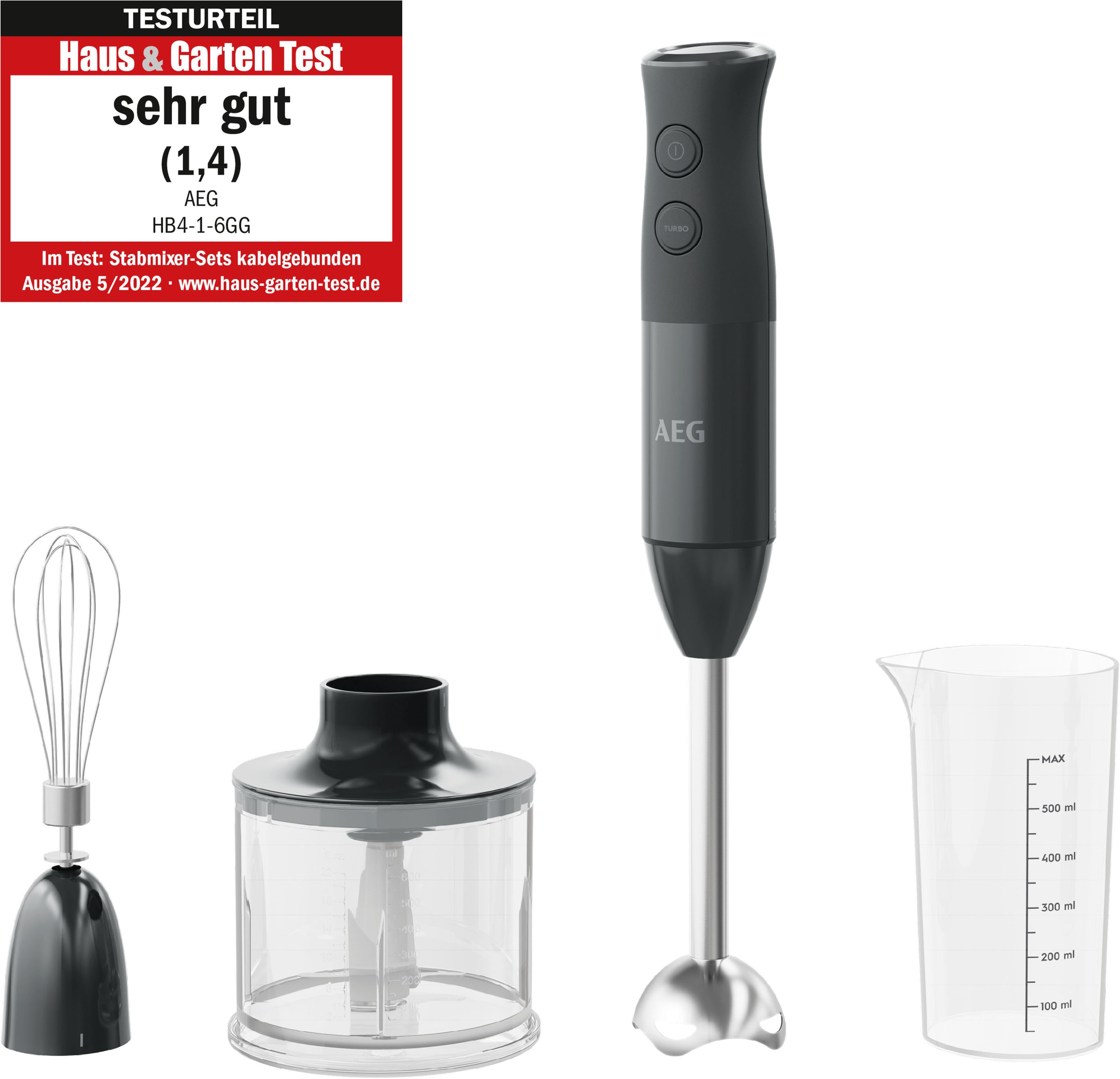 AEG Stabmixer »HB4-1-6GG«, 600 W
