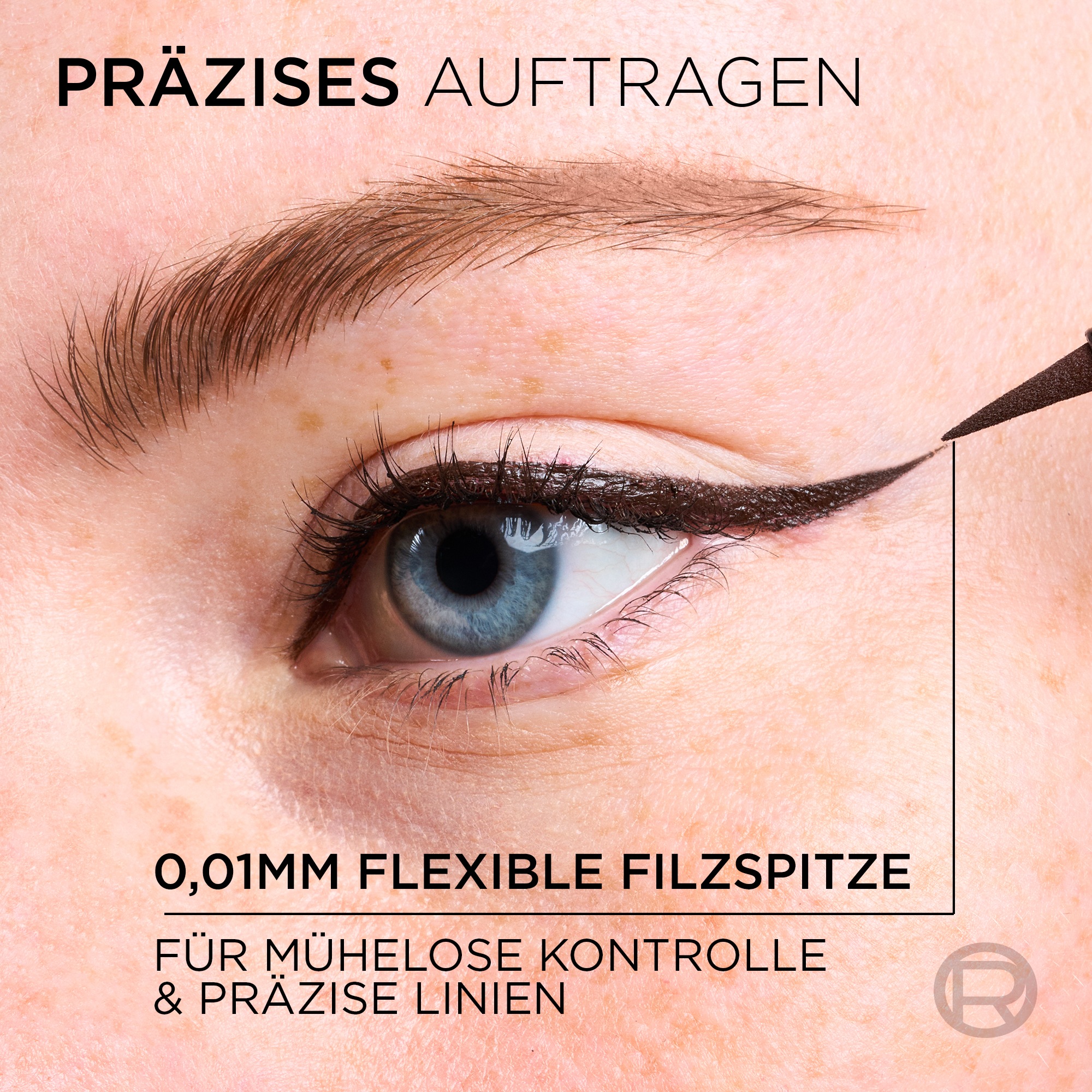 L'ORÉAL PARIS Eyeliner »HAUTE PRECISION« hält bis zu 24H, wasserfest