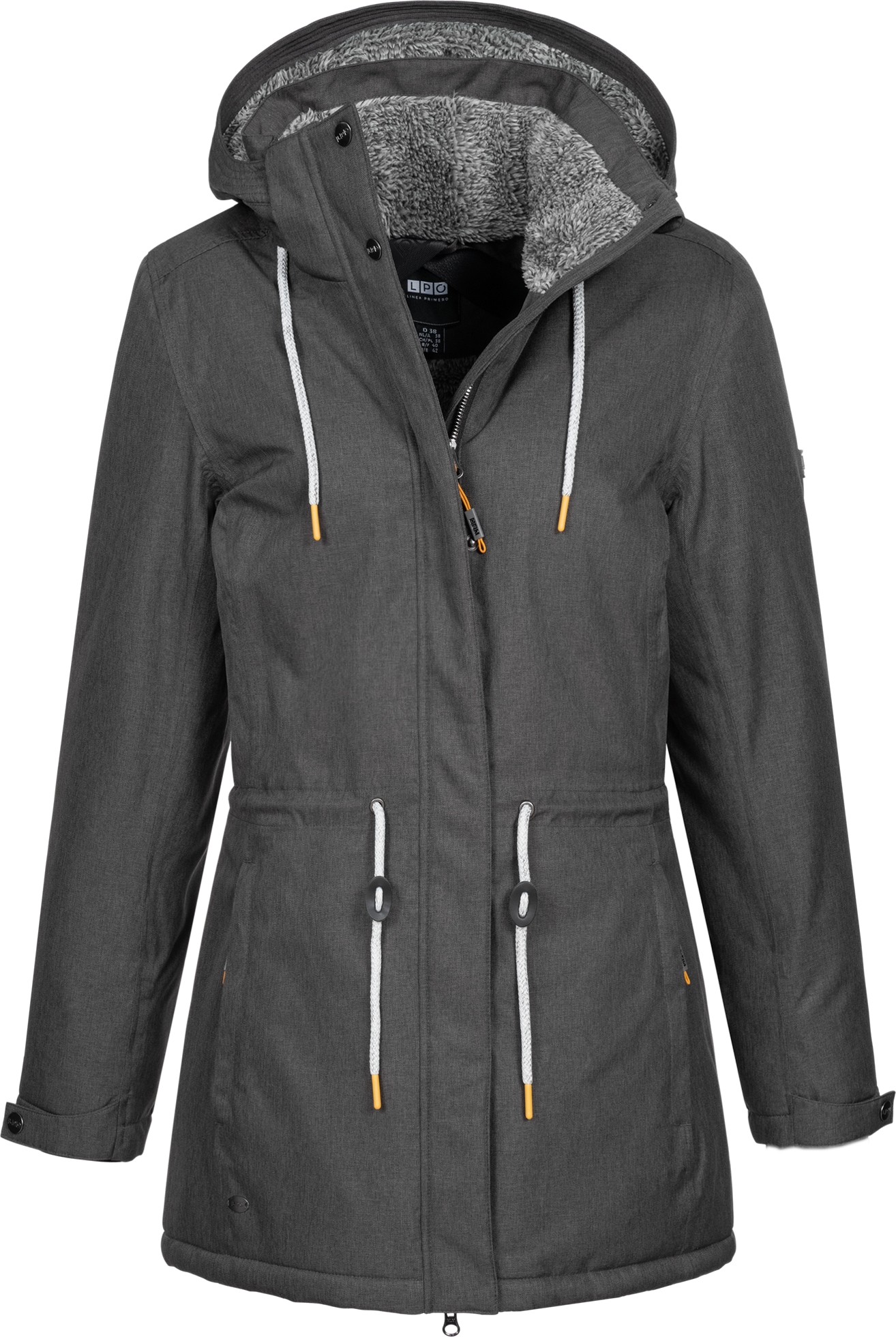 LPO Parka »PAISLEY II NEW WOMEN«, leicht wattierter Parka mit abnehmbarer Kapuze