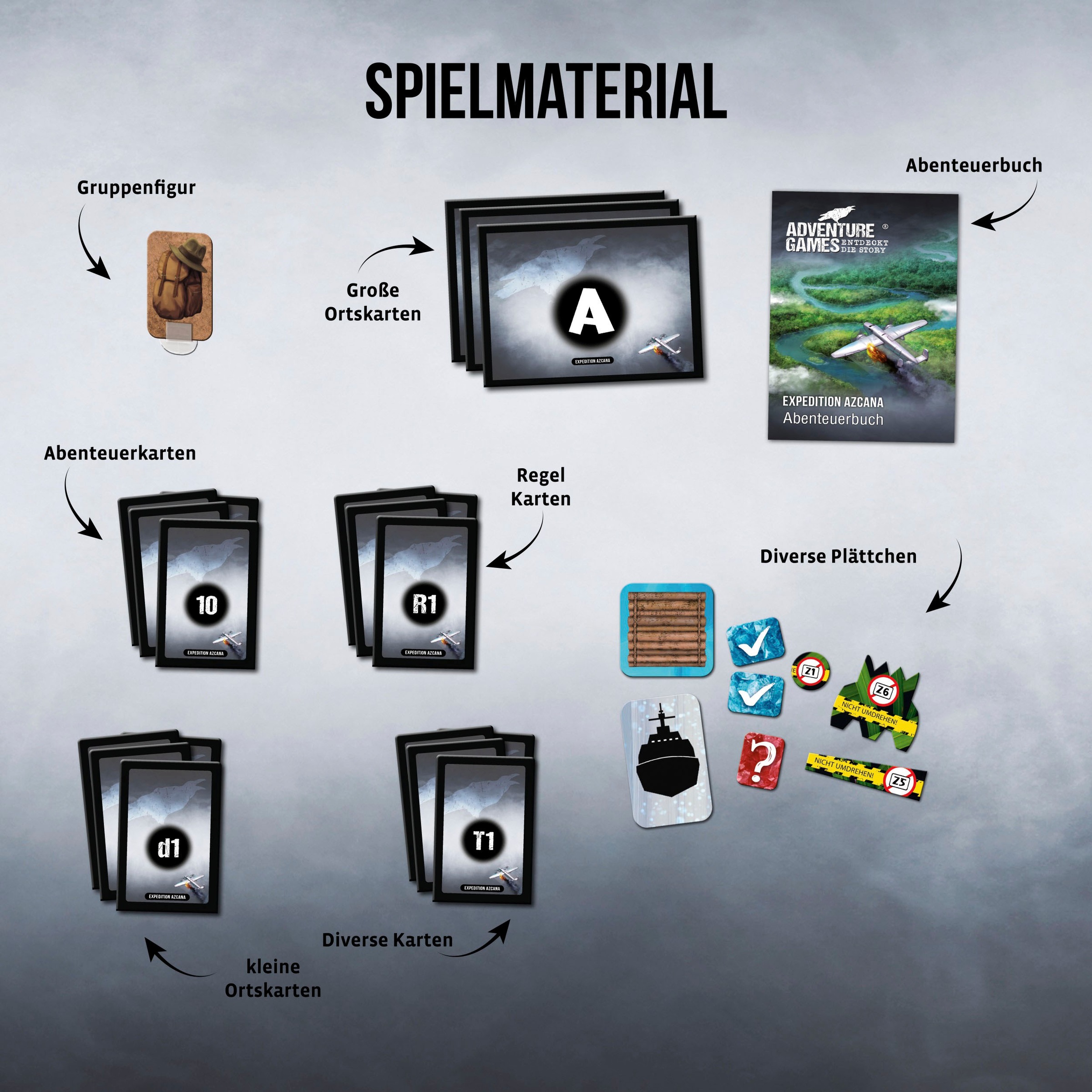 Kosmos Spiel »Adventure Games - Expedition Azcana«, Made in Germany