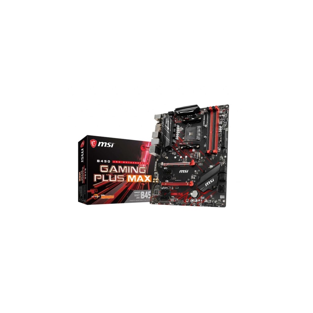 MSI Mainboard »B450 GAMING PLUS MAX«