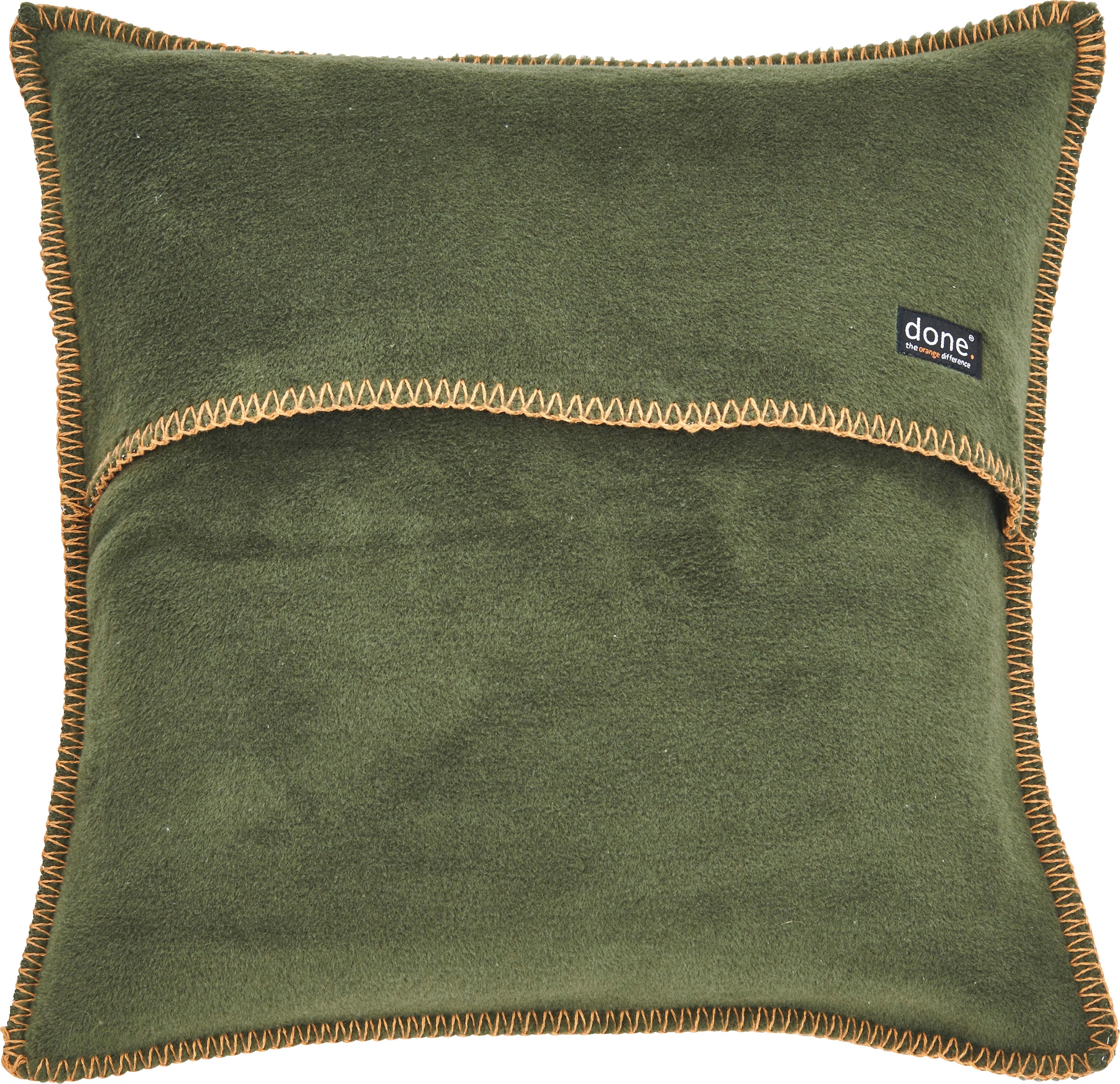 done.® Dekokissen »Cozy«, unifarben, Hotelverschluss, Kissenhüle ohne Füllung, 1 Stück