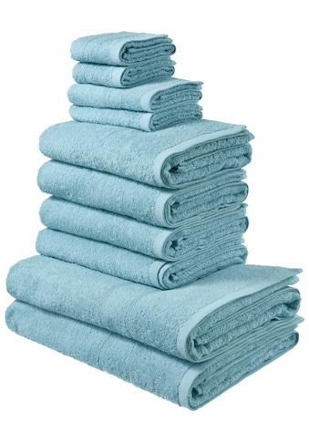 Handtücher in Blau auf Raten bestellen