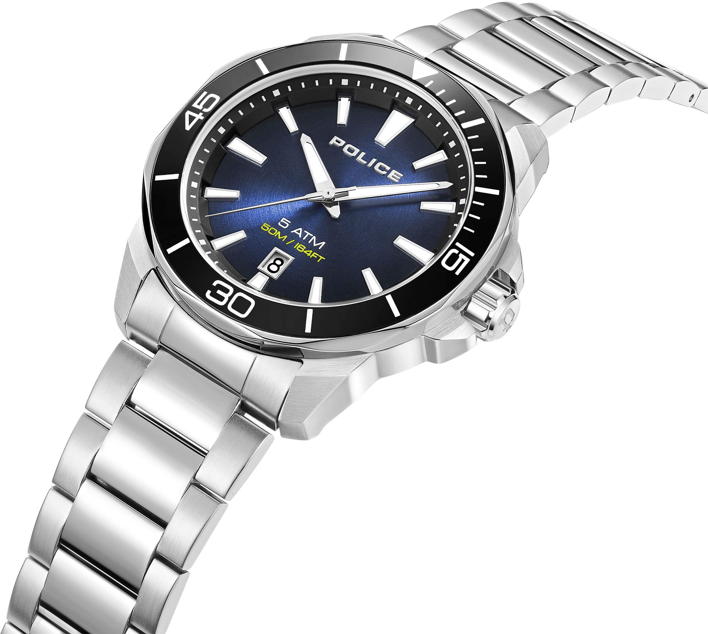 Police Quarzuhr »THORNTON, PEWJH0021402«, Armbanduhr, Herrenuhr, Datum