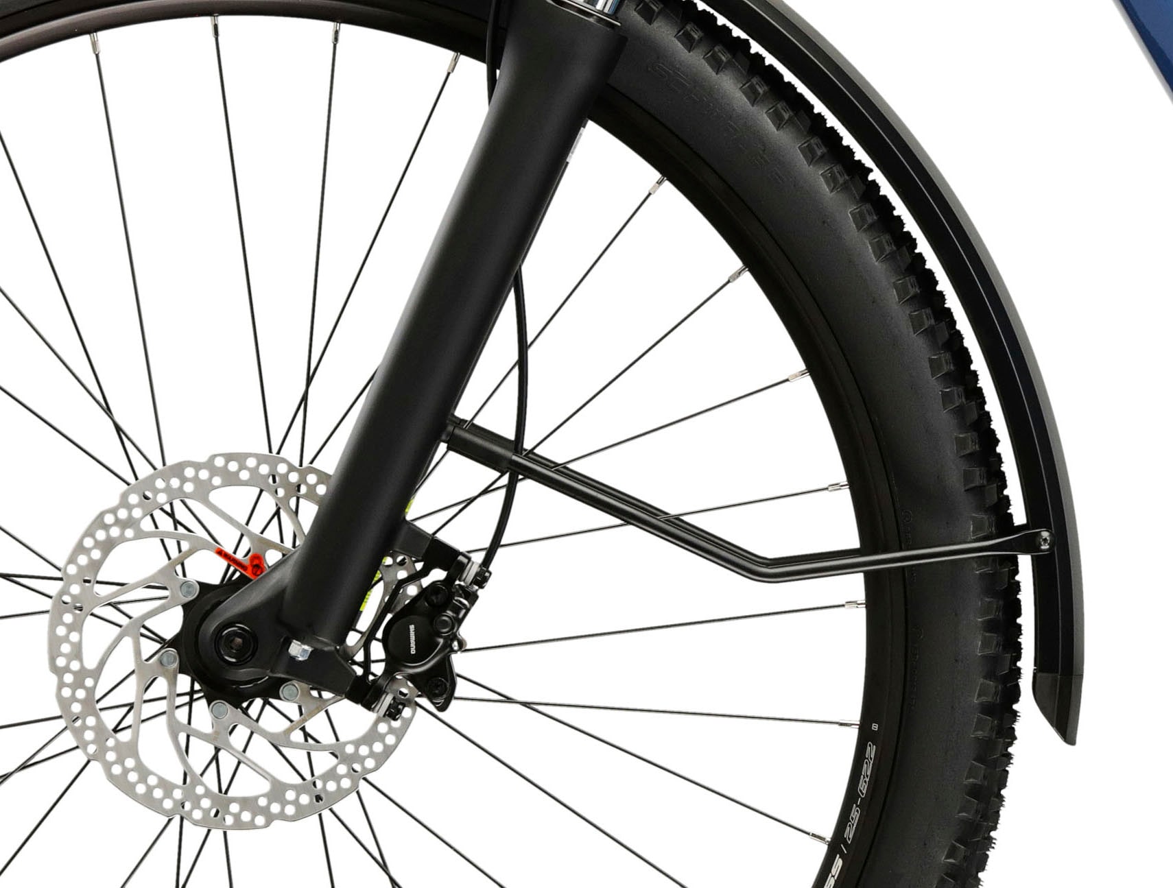 Kross »Influx Hybrid SUV 2.0 16,7Ah / 600 Wh 29 Zoll blau 9 Gänge 2026« 9 Gang Shimano CUES U4000 Schaltwerk Kettenschaltung Mittelmotor 250 W