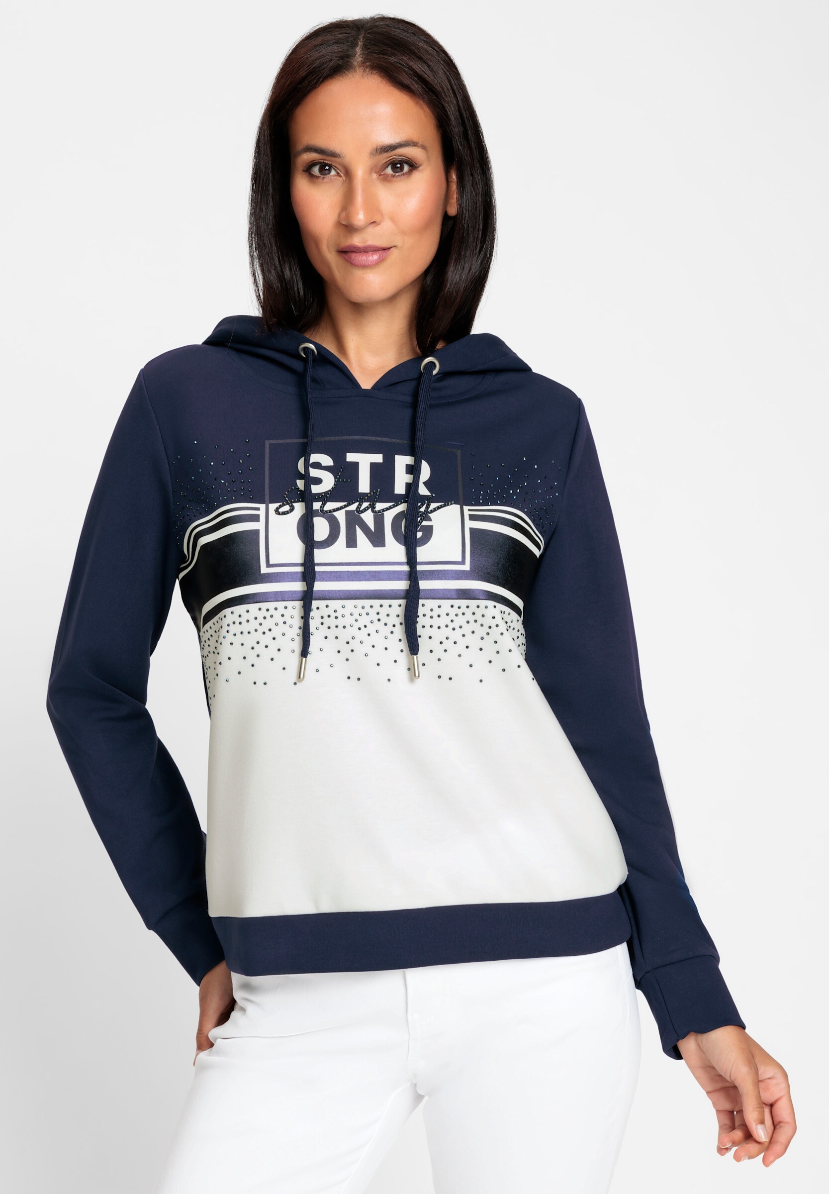 heine Hoodie »Sweatshirt Kapuzensweatshirt mit Schriftzug«
