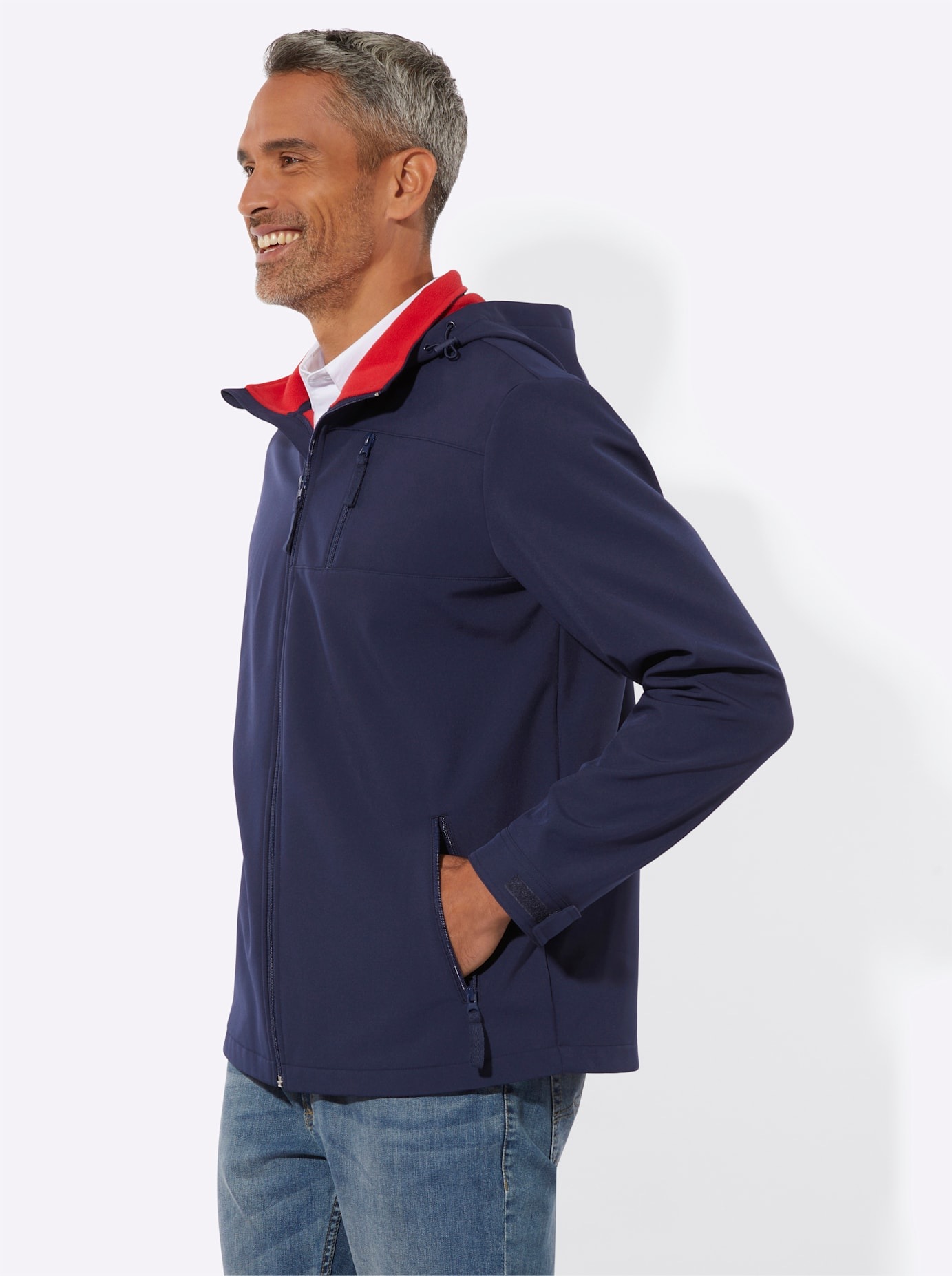 Classic Softshelljacke mit Kapuze