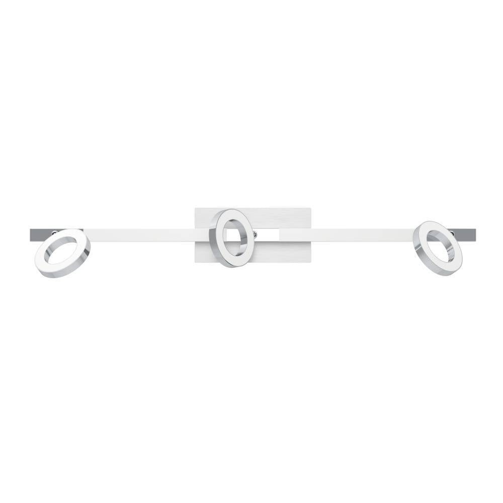 EGLO LED Deckenspots »CARDILLIO 1 Deckenlampe, Chrom, 3 flammig, schwenkbare Lampenköpfe«, 5 flammig, Leuchtmittel LED-Board | LED fest integriert, Spot, warmweißes Licht, Wohnzimmer, Esszimmer, Küche, Flur, 69x8,5cm
