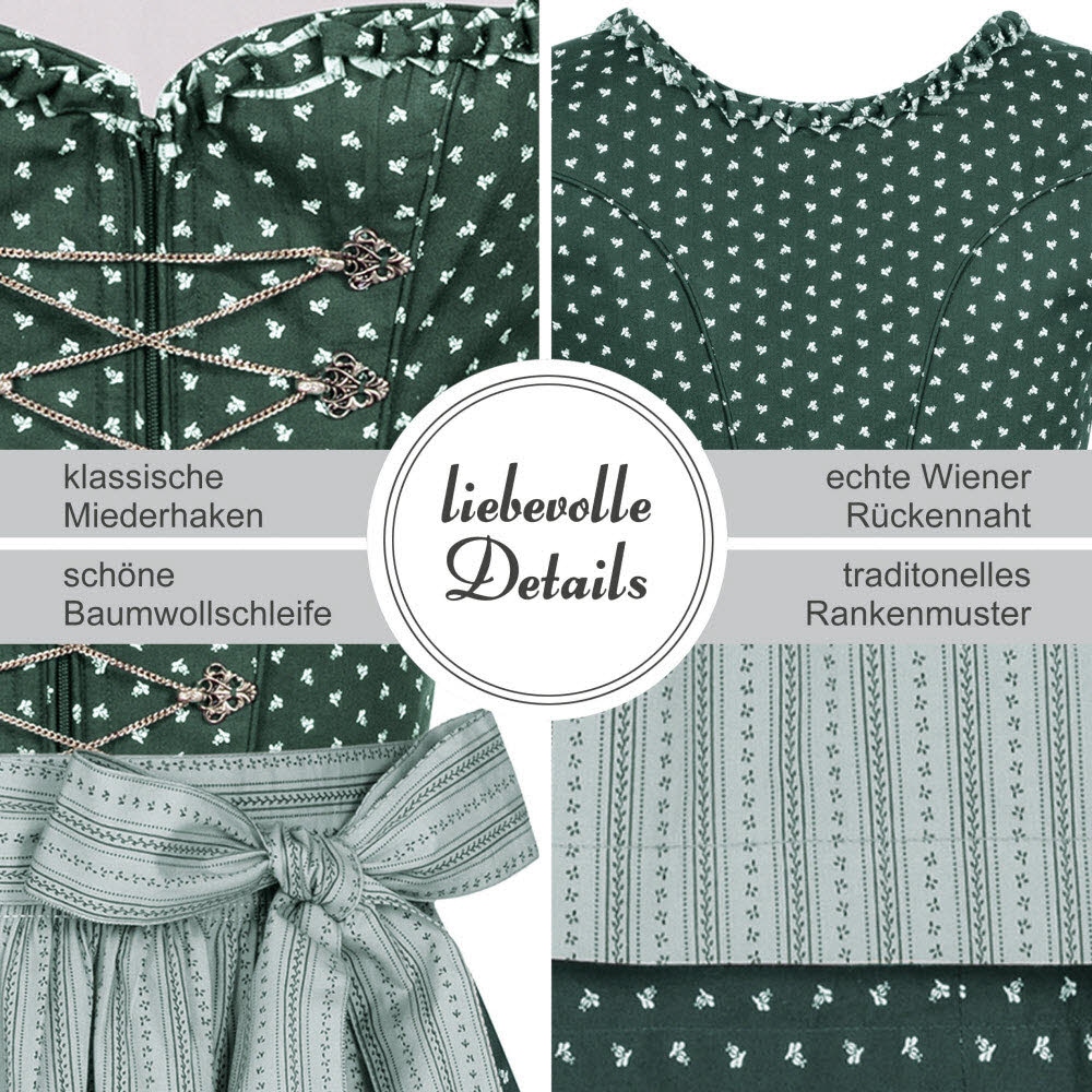 Nübler Trachtenkleid »Dirndl midi Thea«