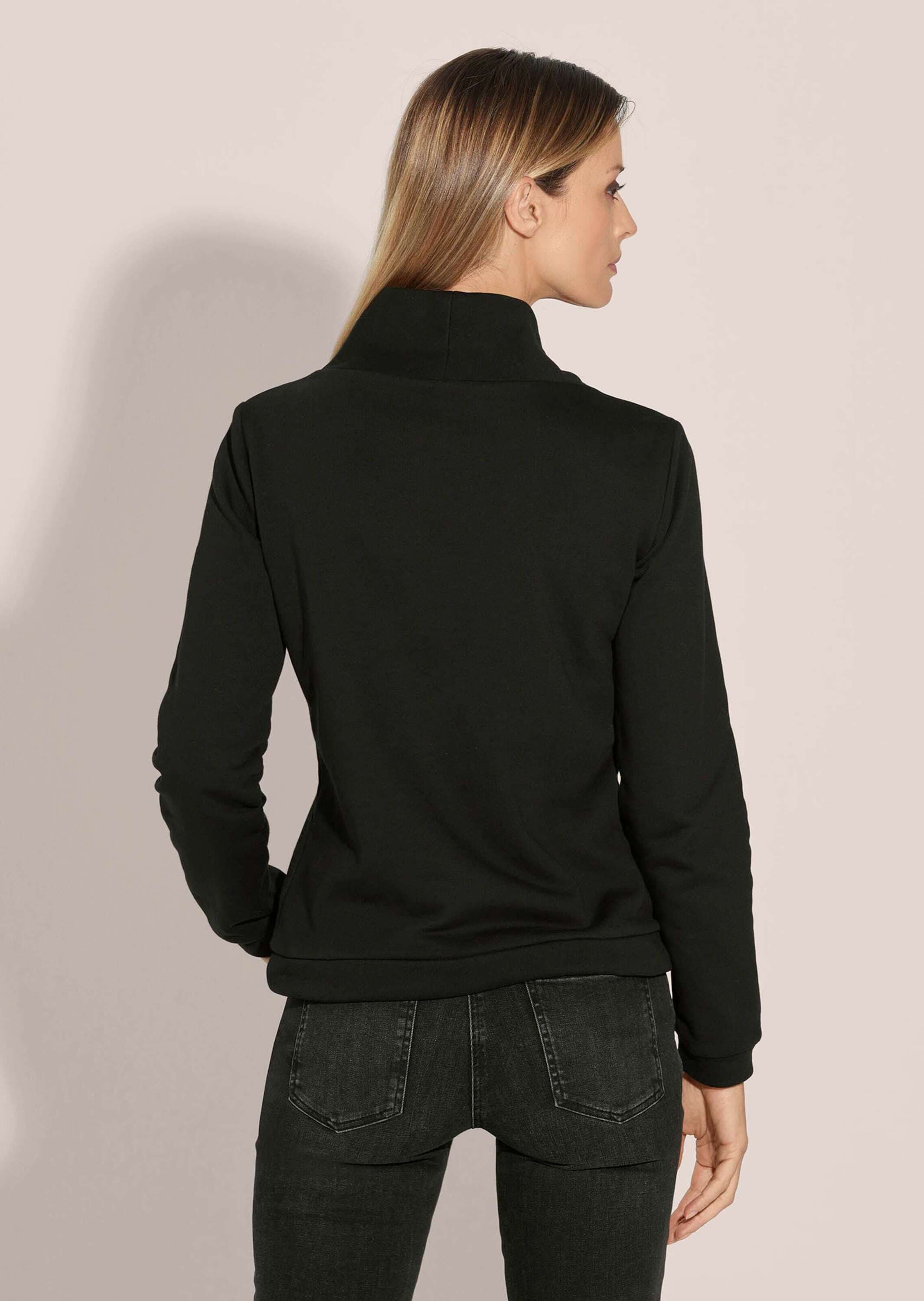 MADELEINE Langarmshirt »Sweatshirt mit PRIVACY-Logo-Print Bedrucktes Sweatshirt mit Glanzakzenten«