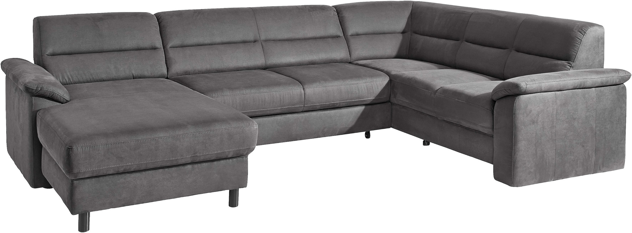 sit&more Wohnlandschaft »Ascara U-Form«, inklusive Boxspring/Federkern-Polsterung, wahlweise mit Bettfunktion