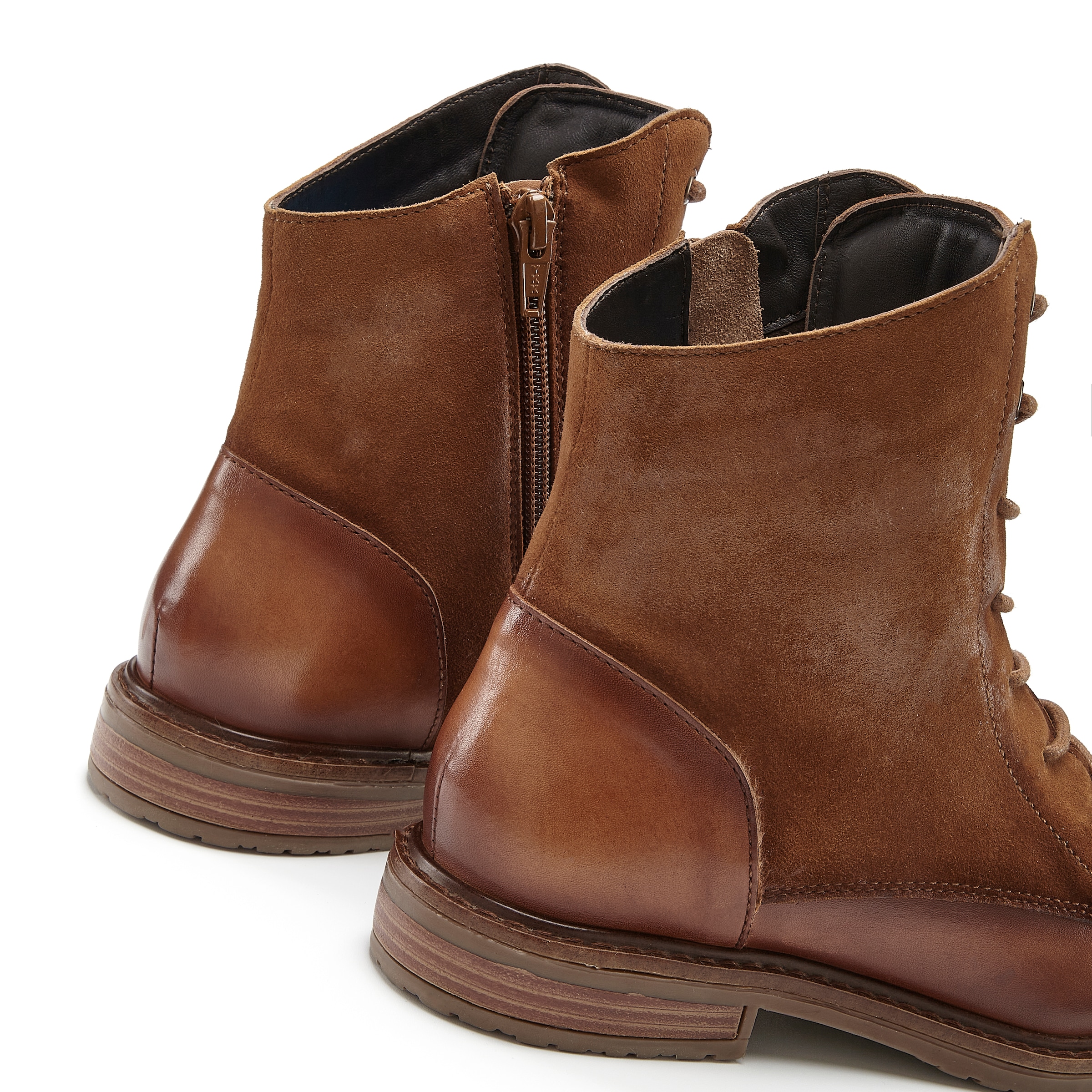 LASCANA Stiefelette »Boots, Lederschuhe,«  aus Leder