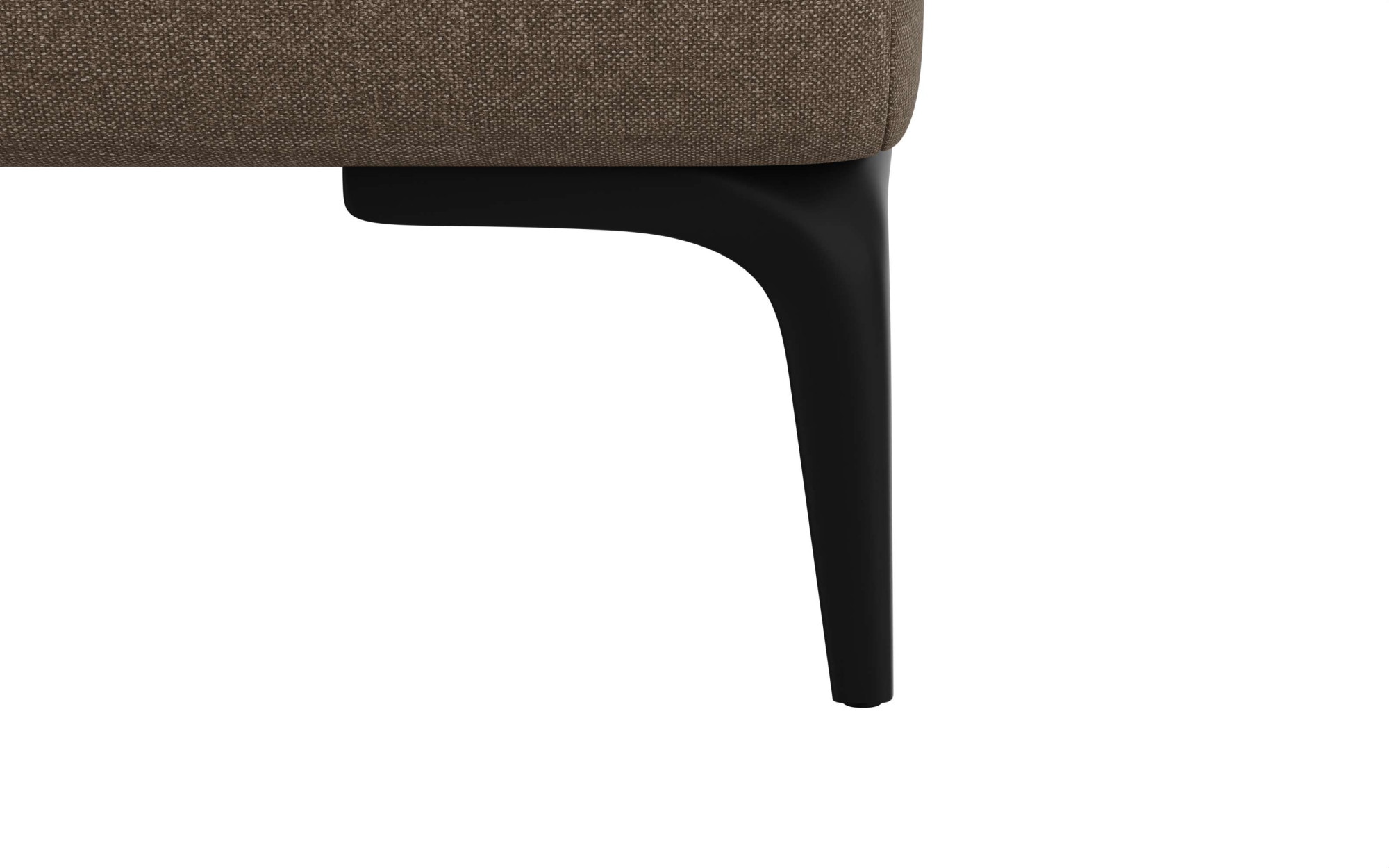 LeGer Home by Lena Gercke Ecksofa »Adelita mit Ottomane links oder rechts bestellbar, B/H/T 270/97/168«, L-Form mit Wellenunterfederung, enthält 2 Zierkissen