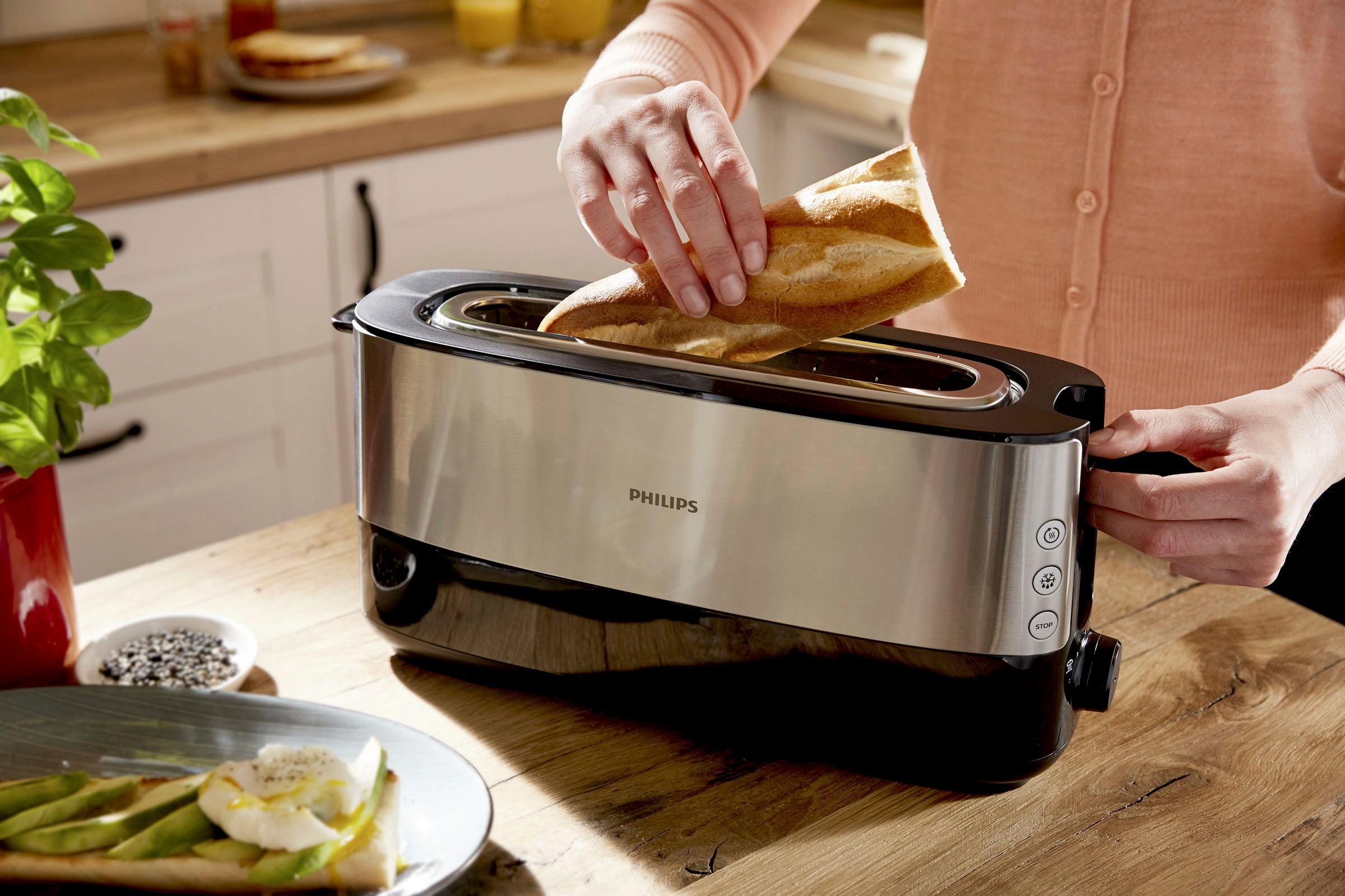 Philips Toaster »HD2692/90«, 1 Scheiben, für Garantie 950 XXL mit Jahren Schlitz, 2 W langer 3