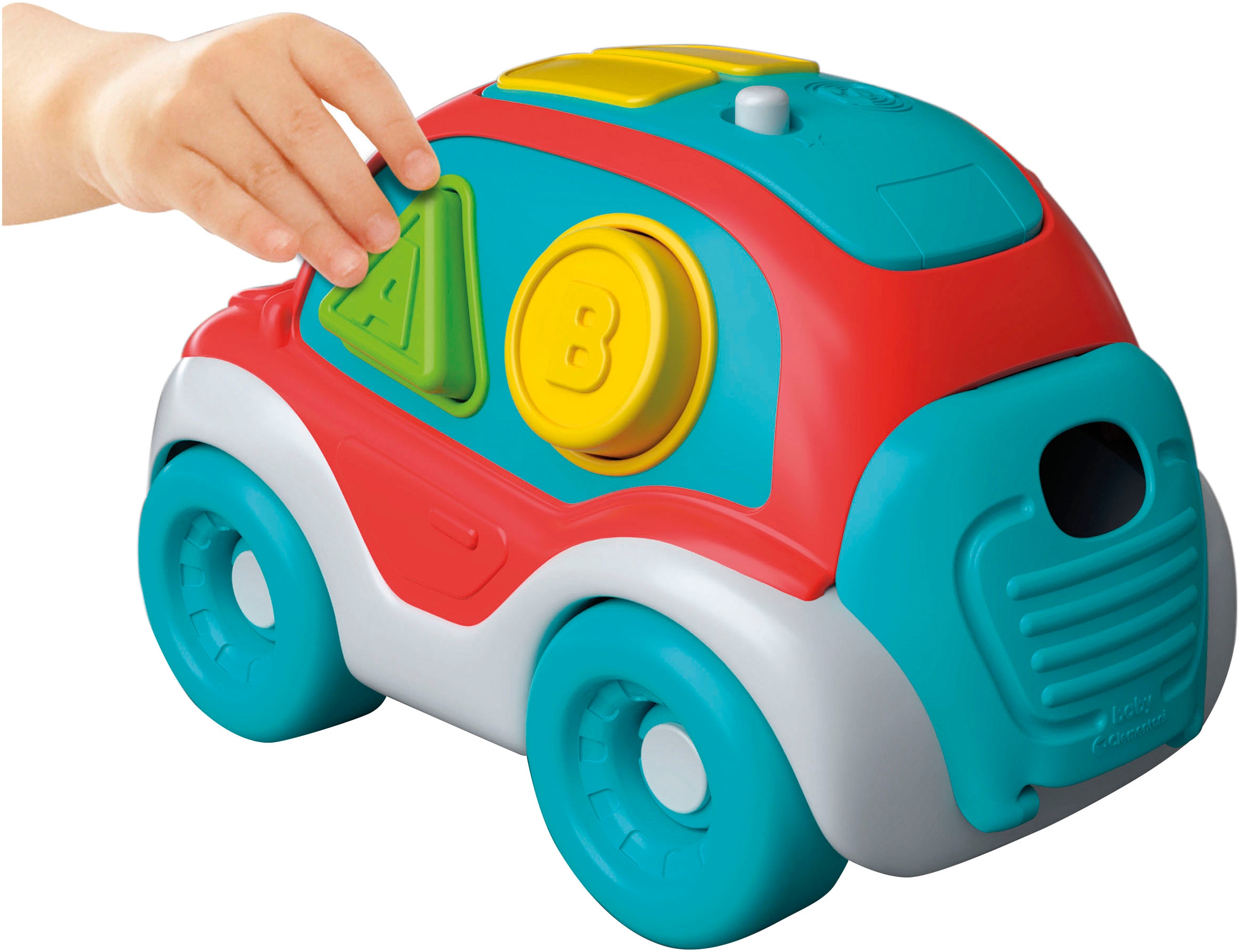 Clementoni® Steckspielzeug »Baby Clementoni, 3in1 Formensortier-Auto«, Made in Europe