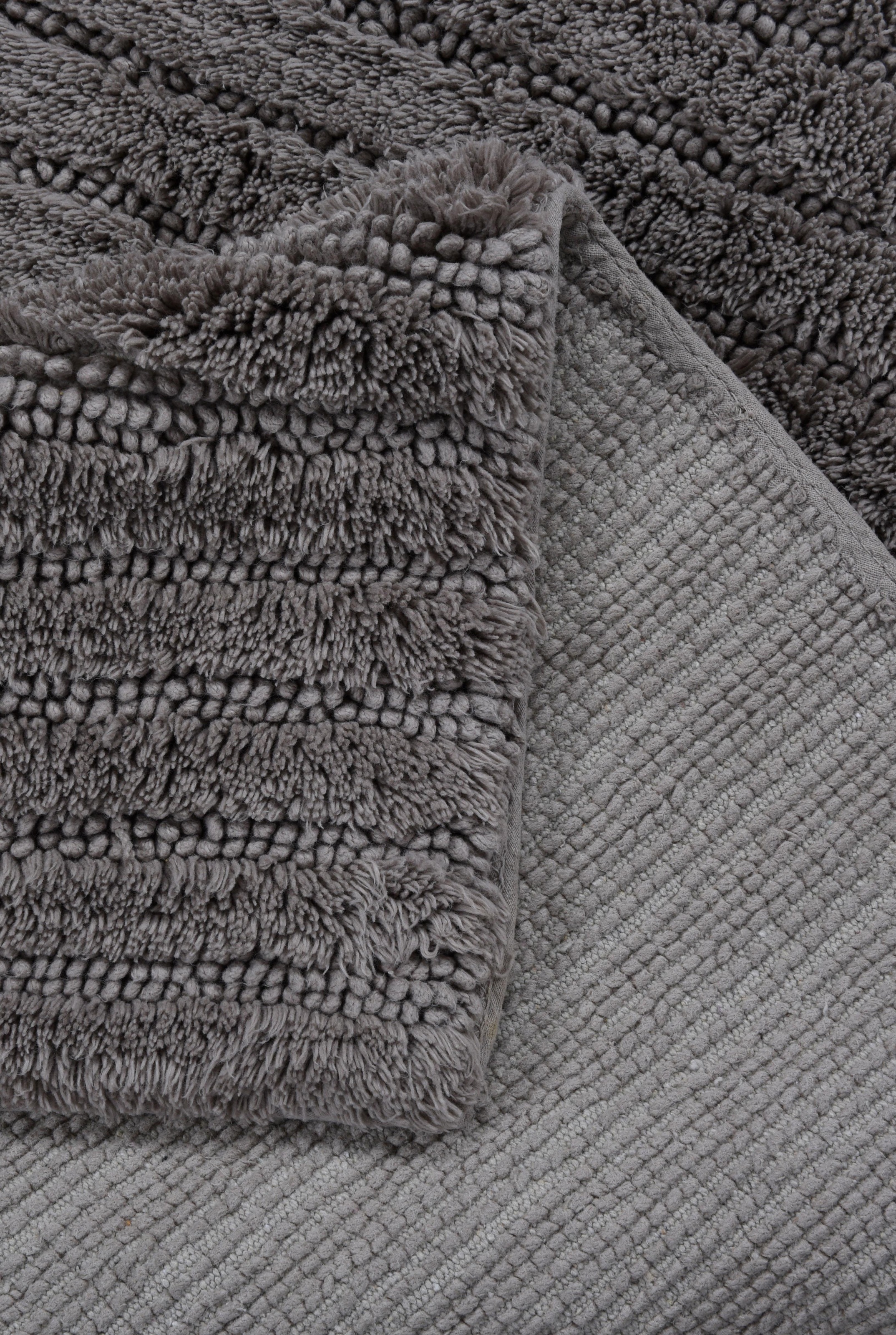 TOM TAILOR HOME Badematte »Cotton Stripes«, rutschhemmend beschichtet, fußbodenheizungsgeeignet-strapazierfähig, Uni Farben, gestreift, reine Baumwolle, Hoch-Tief Effekt