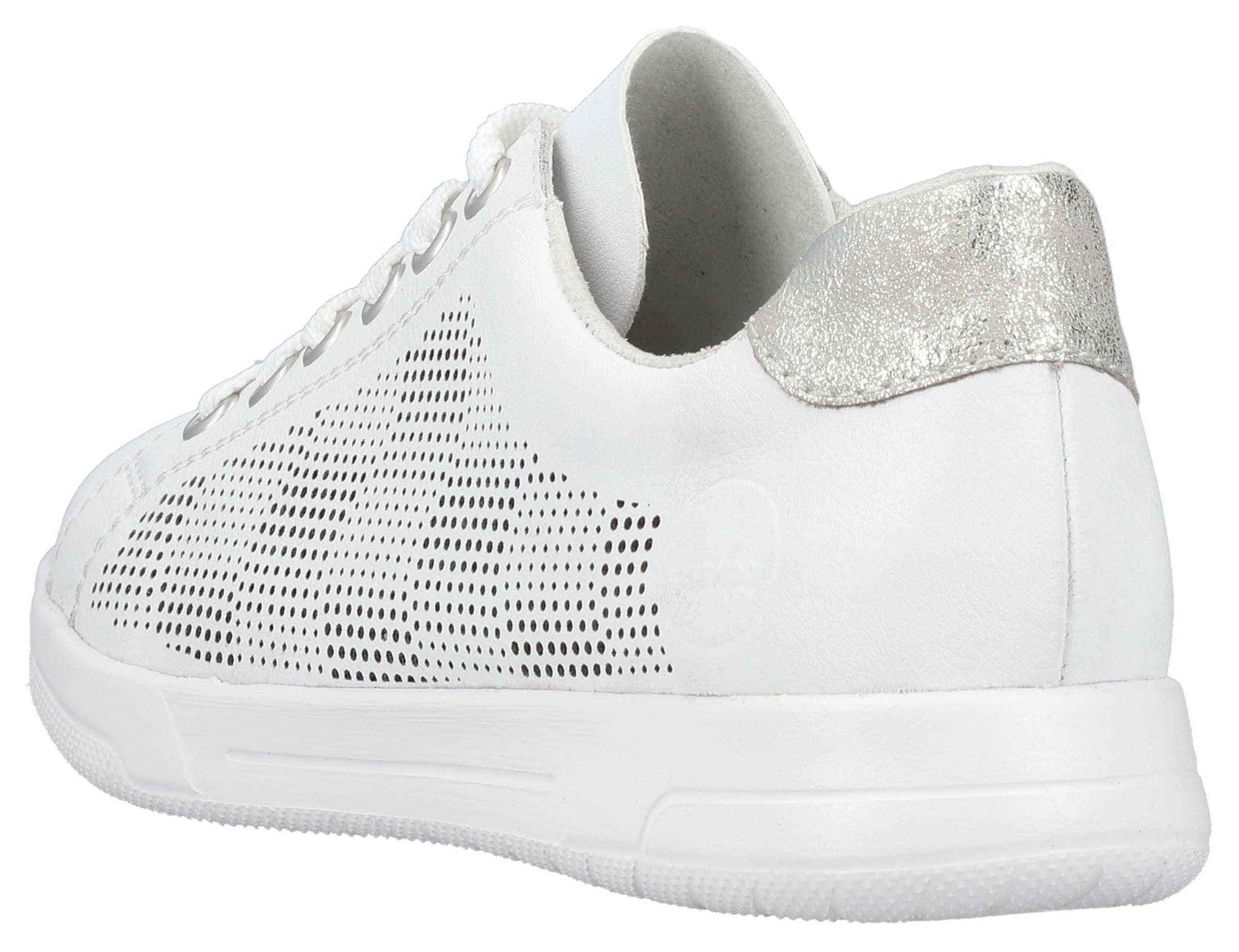 Rieker Sneaker, herausnehmbarer Textileinlage, Freizeitschuh, Halbschuh, Schnürschuh