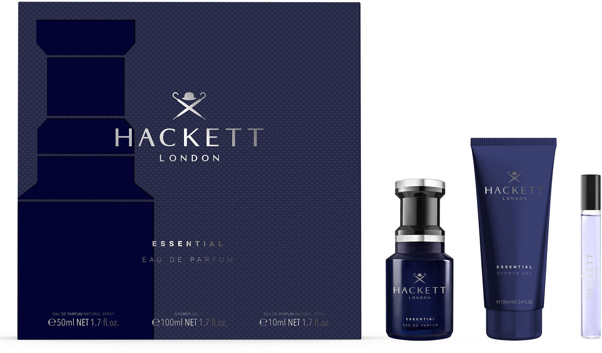 Hackett London Duft-Set »HACKETT BESPOKE Gift Set EdP 50ml + Deo Stick 75gr«, (Set, 2 tlg.)