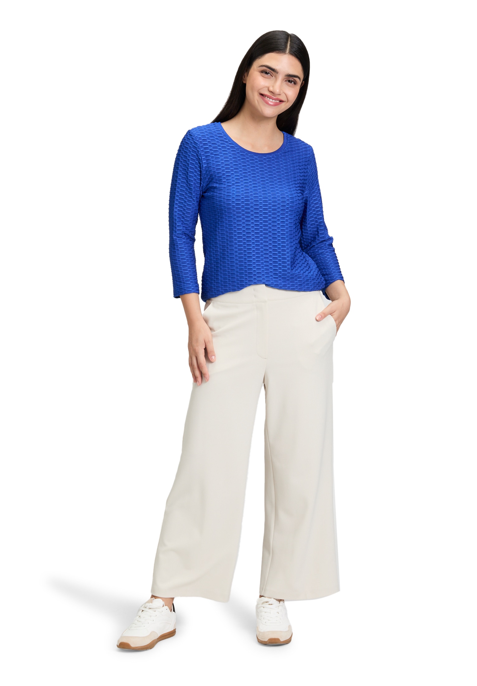 Betty Barclay Langarmshirt »Basic Shirt mit Rundhalsausschnitt«