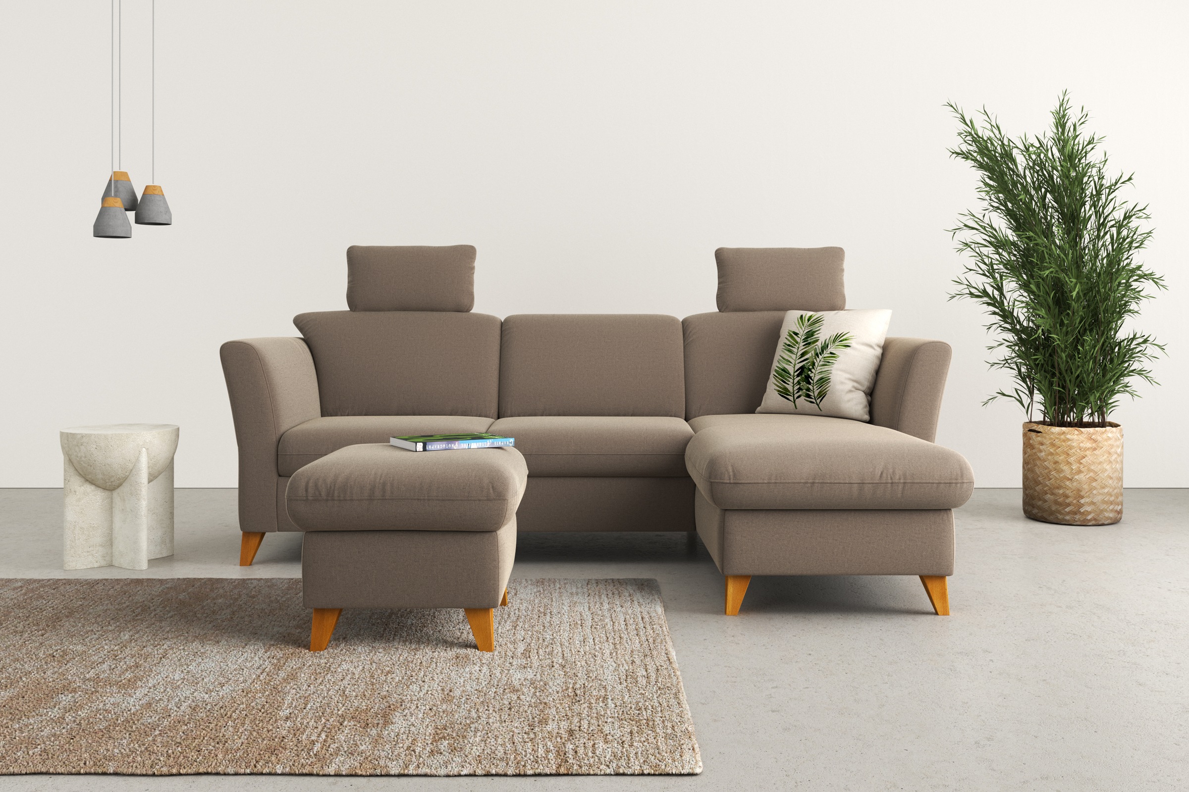 Home affaire Polsterhocker »Trelleborg«, passend zur Serie "Trelleborg", incl. Stauraum