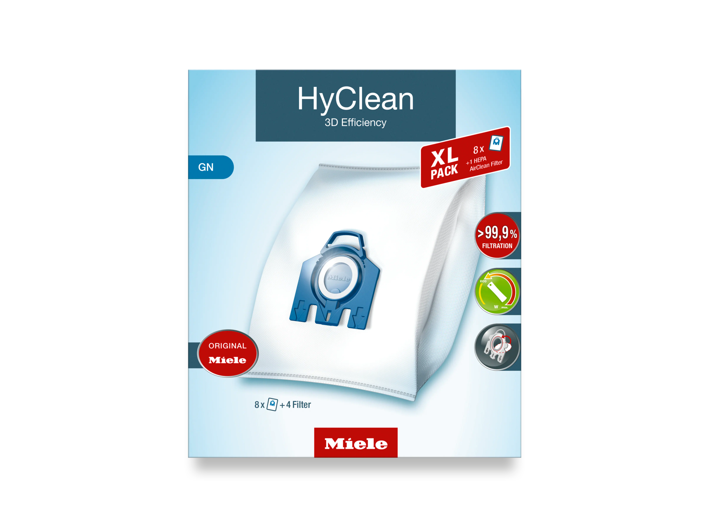Miele Staubsaugerbeutel »Allergy XL-Pack HyClean 3D Efficiency GN«