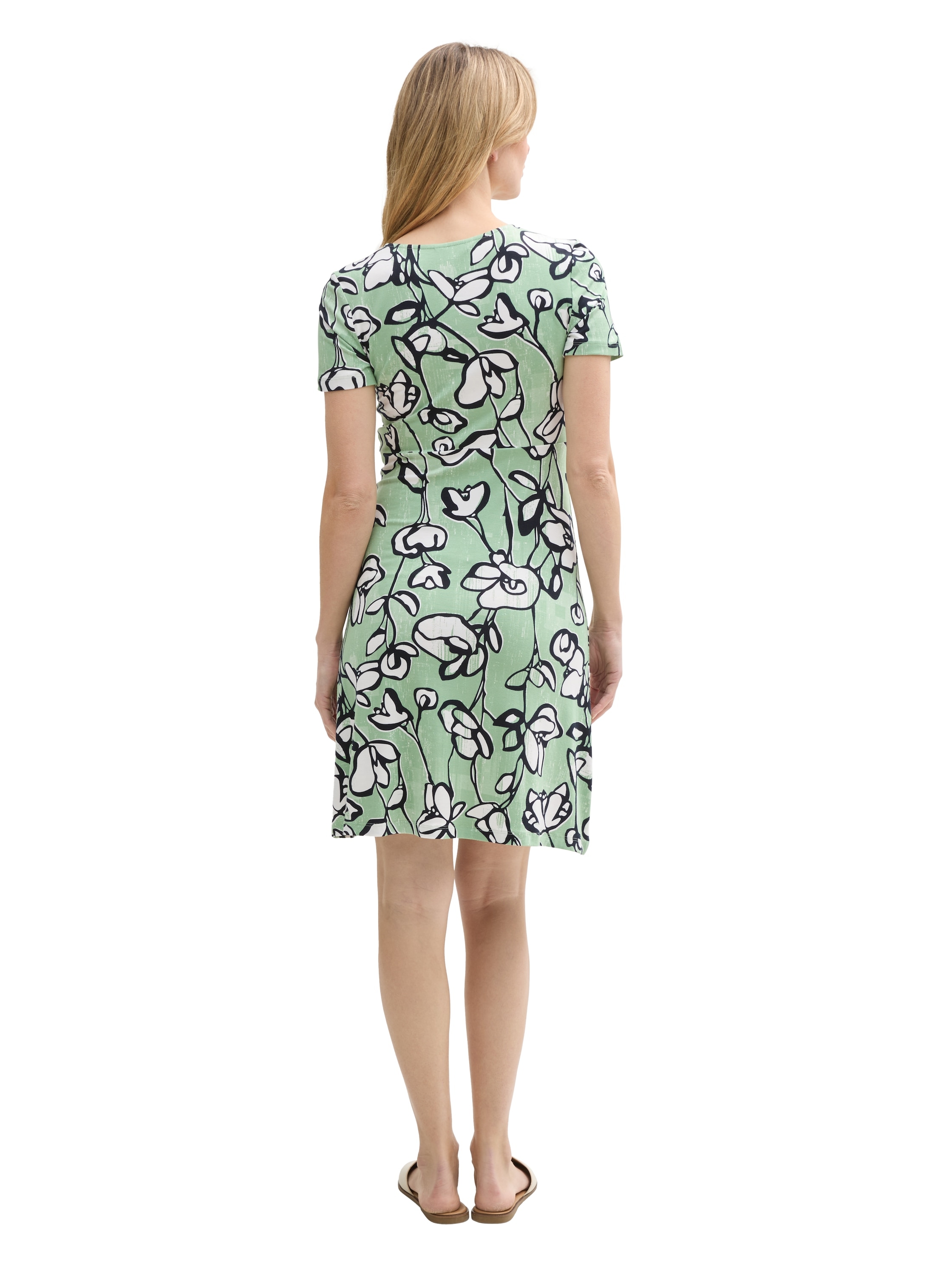 TOM TAILOR Sommerkleid, mit All-Over Print