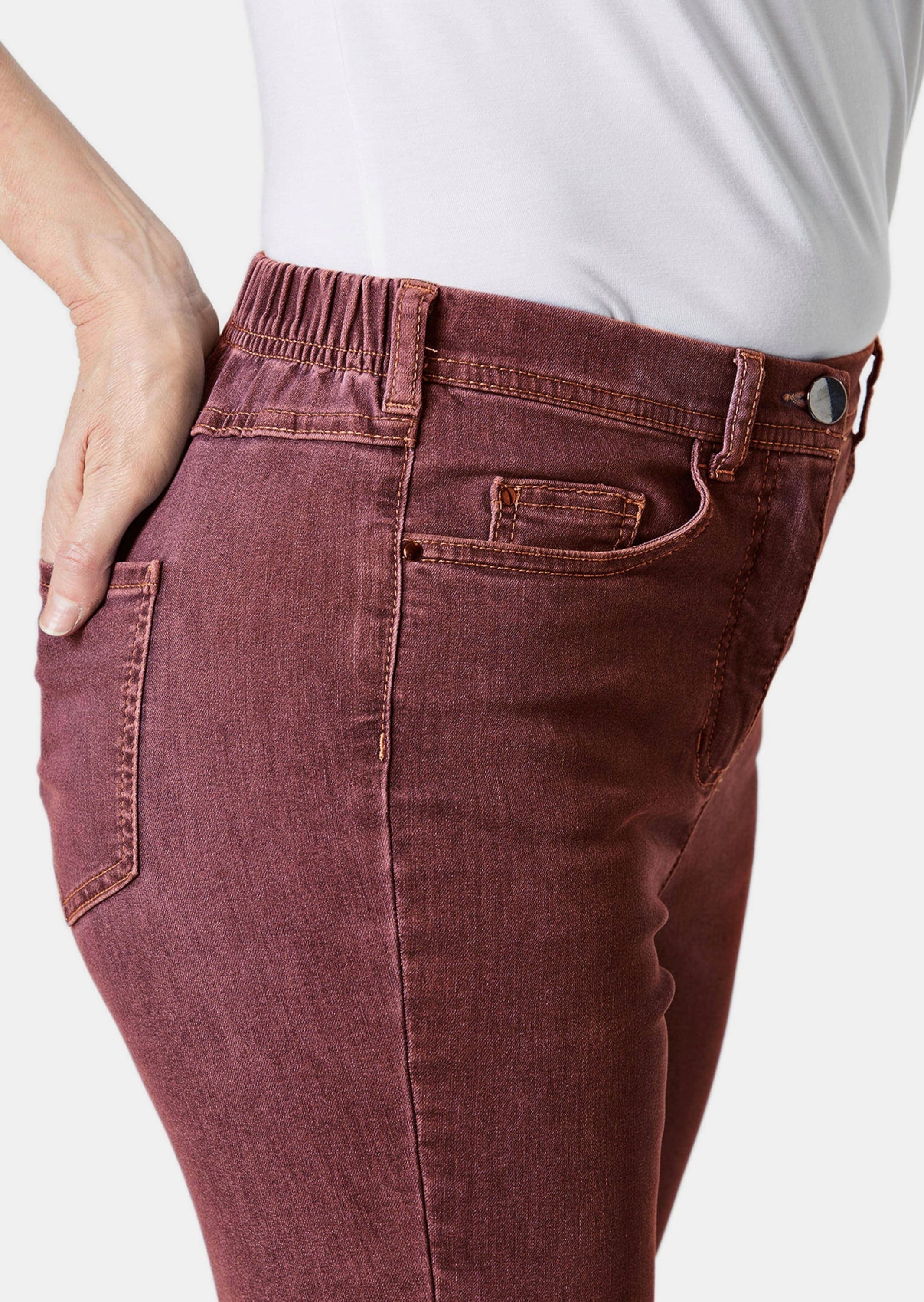 GOLDNER Regular-fit-Jeans »Damen Jeans Slim Fit LOUISA mit Stretch-Anteil«