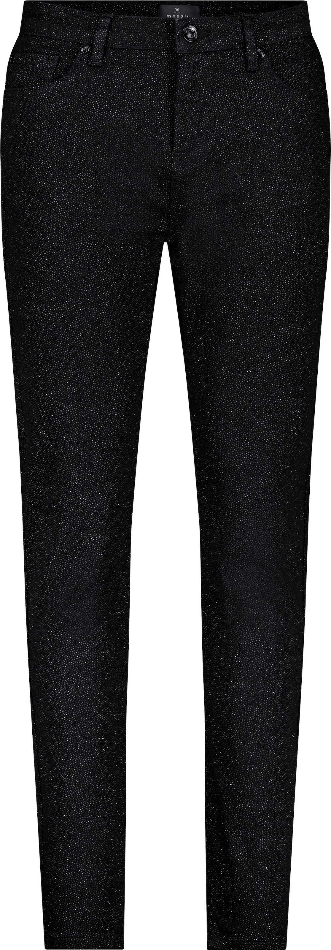 Monari Röhrenhose  mit Glitzerdruck