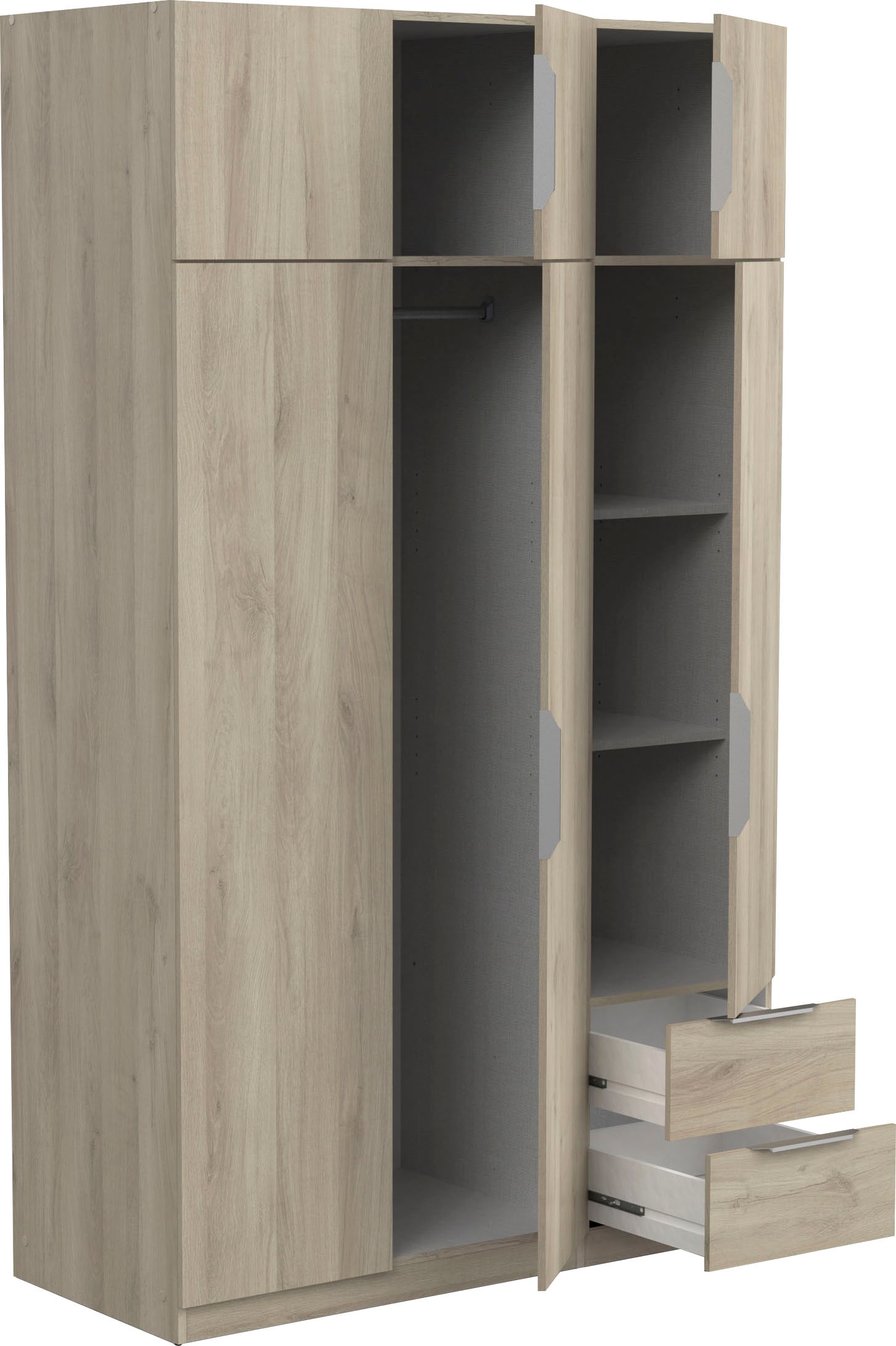 Demeyere GROUP Drehtürenschrank »Ghost« viel Stauraum, mit Innenaustattung