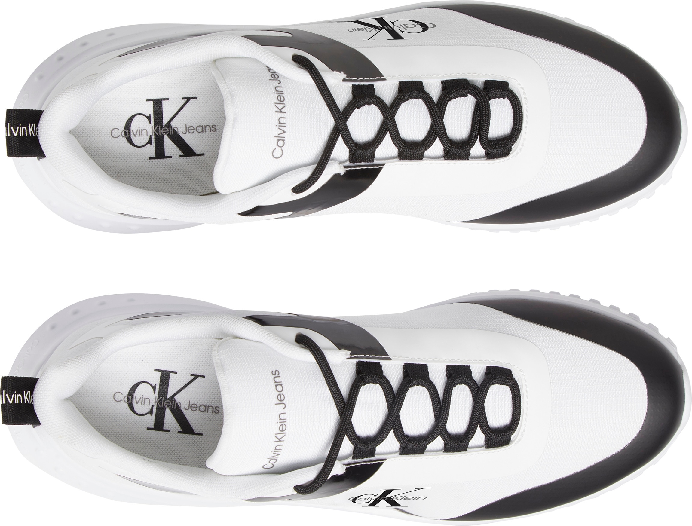 Calvin Klein Jeans Sneaker »EVA RUNNER LOW LACE ML MIX II«  Freizeitschuh, Halbschuh, Schnürschuh mit CK-Logo