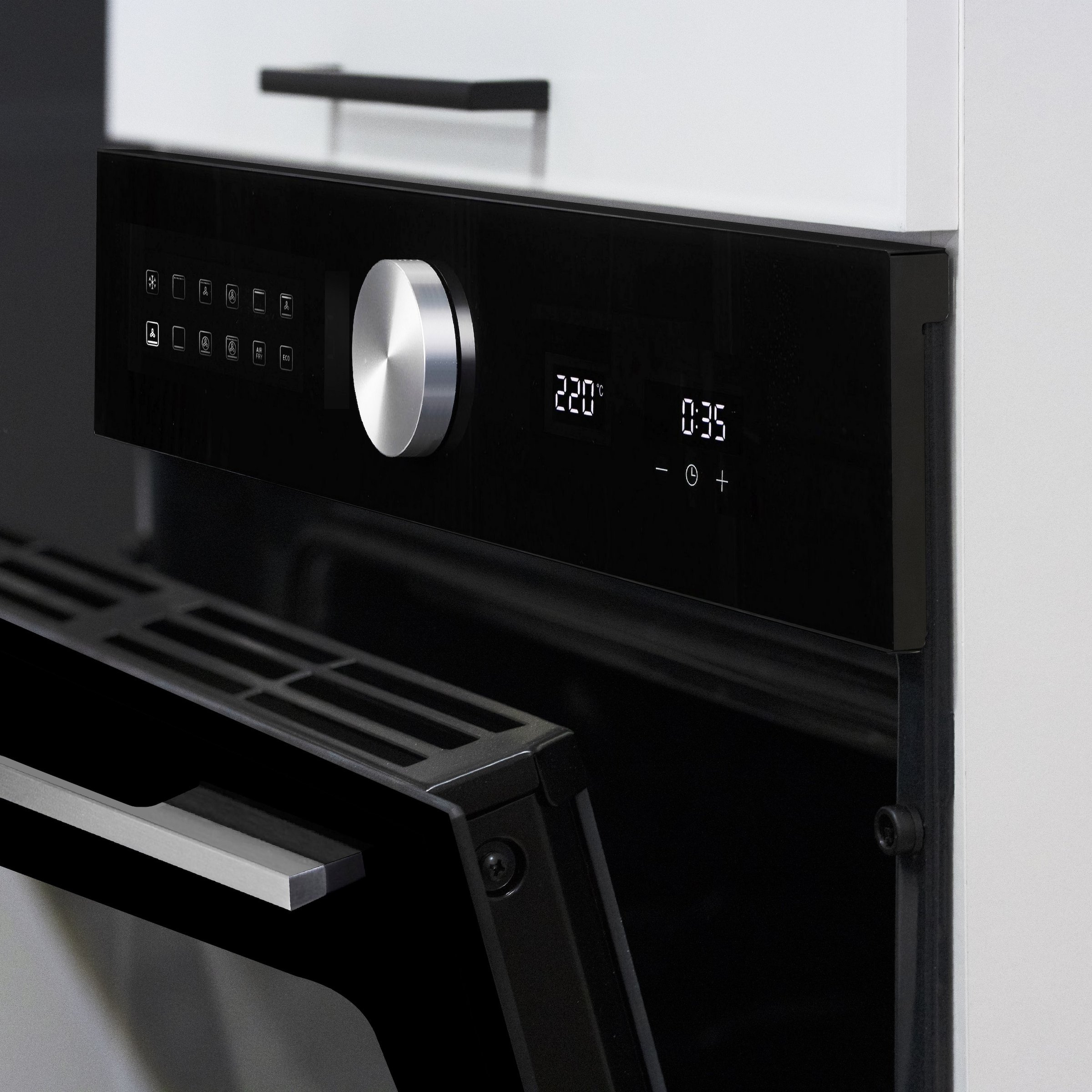 KOCHSTATION Küchenzeile »Luna, Küchenblock, Kücheninsel, Hängeschrank, Made in Italy« 3er-Set, Metallgriffe, Soft-Close-Funktion, inklusive Spüle