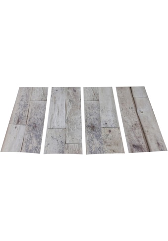 Duscheinlage »Klebefliese stepon Wood Planks«, (Set, 4 tlg.)