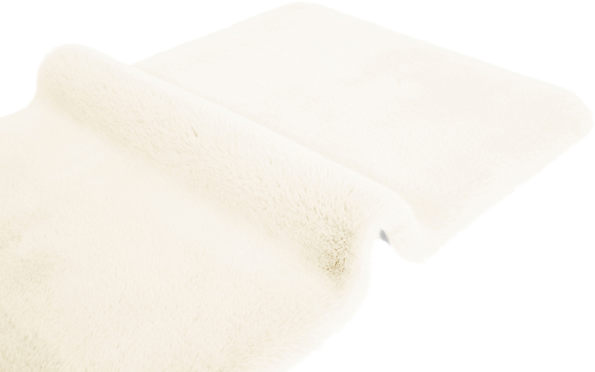 my home Badematte »Rabbit Badematten, Badvorleger, Badezimmer Teppich«, rutschhemmend beschichtet, strapazierfähig-fußbodenheizungsgeeignet-schnell trocknend, Kaninchenfell-Haptik, Badteppich, rechteckig, rund & als 3-tlg. Set