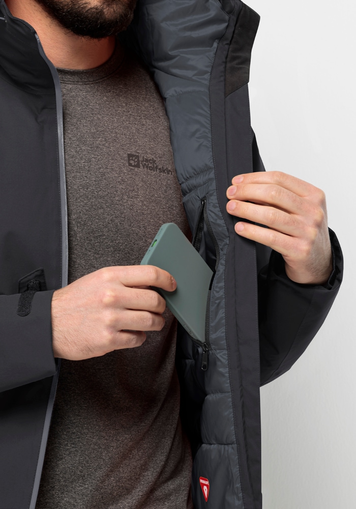 Jack Wolfskin Outdoorjacke »WISPER INS JKT M«, mit Kapuze