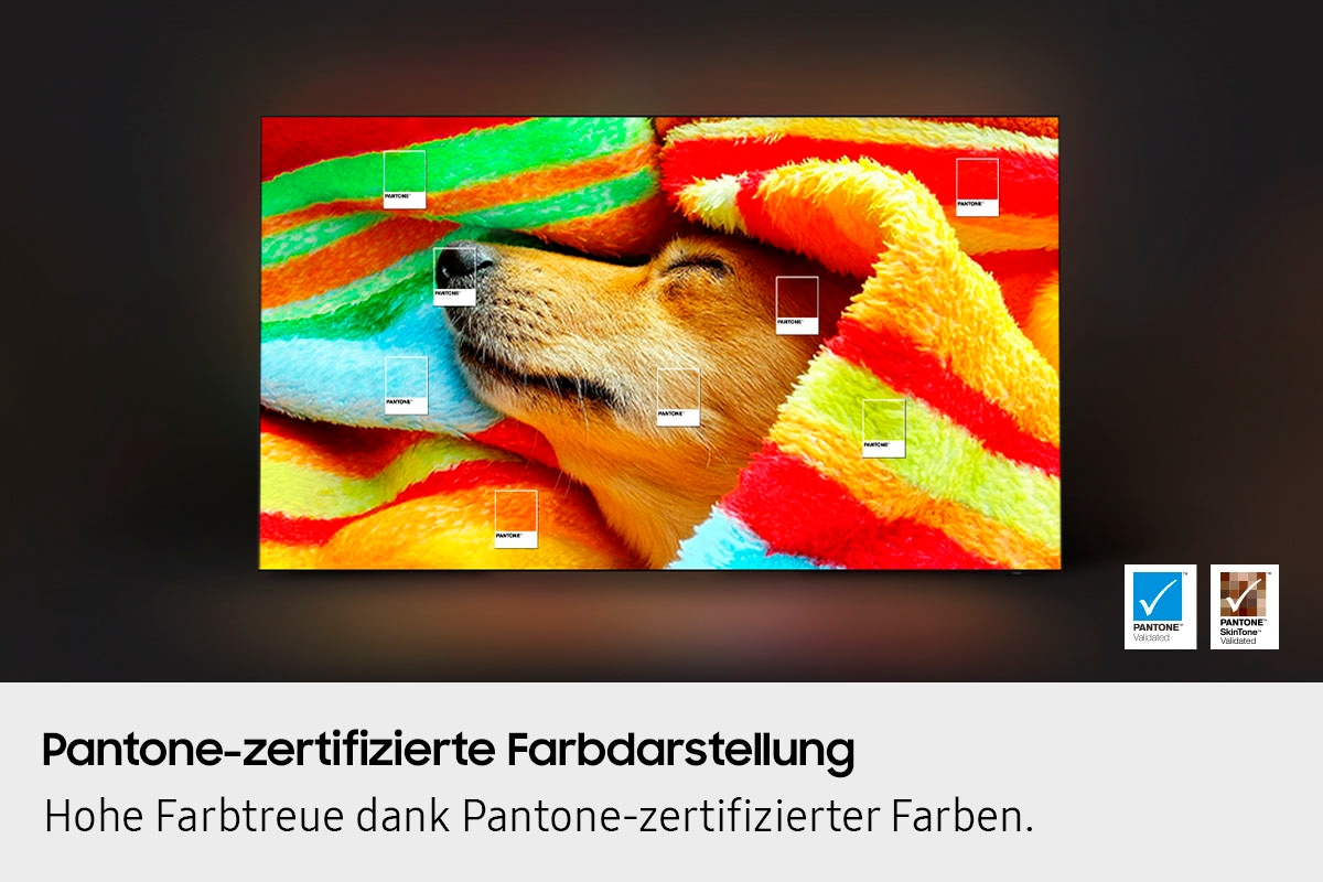 Samsung OLED-Fernseher »GQ55S85FAU«, 4K Ultra HD, Smart-TV, HDR, Dolby Atmos & AI Sound, Pantone Farben, Gaming Hub, bis zu 120Hz