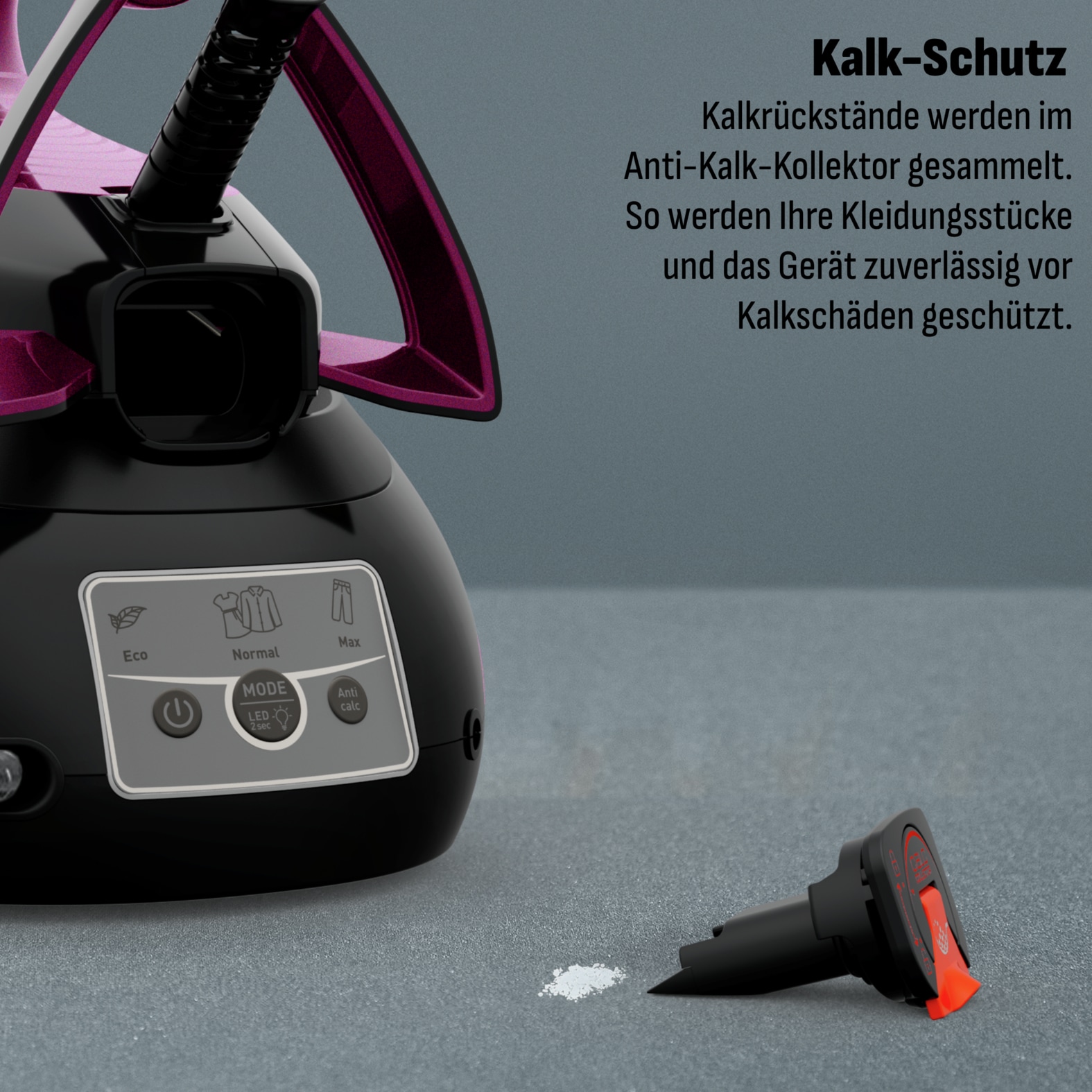 Tefal Dampfbügelstation »SV8152 Express Vision« 1.800 ml Wassertank 480 g/Min. extra Dampfstoß, für alle Textilien, LED an der Spitze